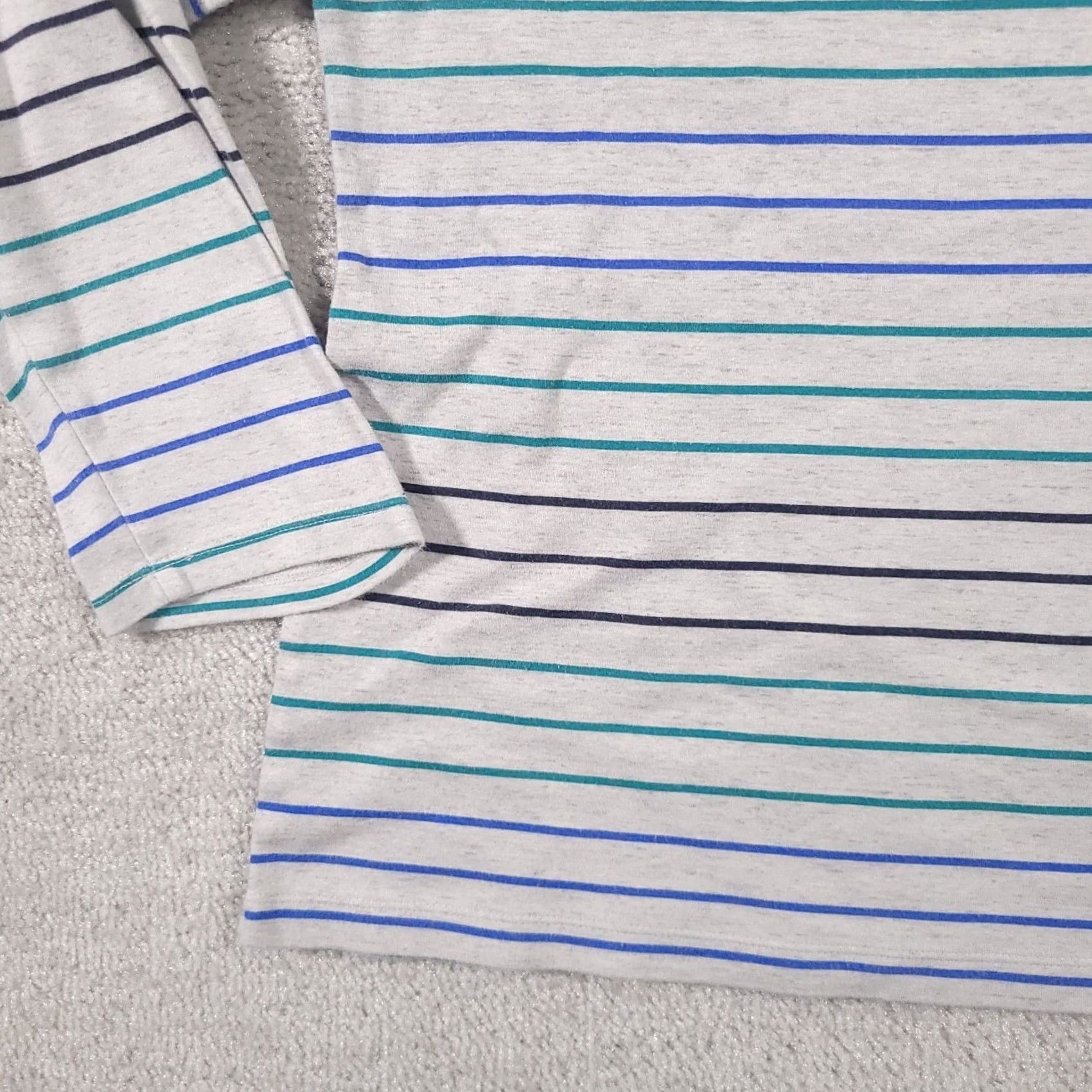 Croft & Barrow Croft & Barrow Classic Tee Shirt Women's 2X Striped Gray Pullover Long Sleeve Size XXL / US 16-18 / IT 52-54 - 4 Thumbnail