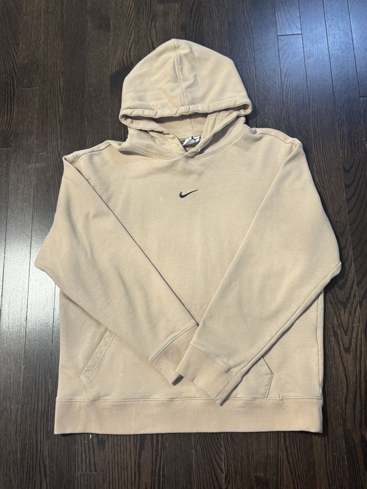 Nike Nike Khaki Small Swoosh Hoodie Size US M / EU 48-50 / 2 - 1 Thumbnail