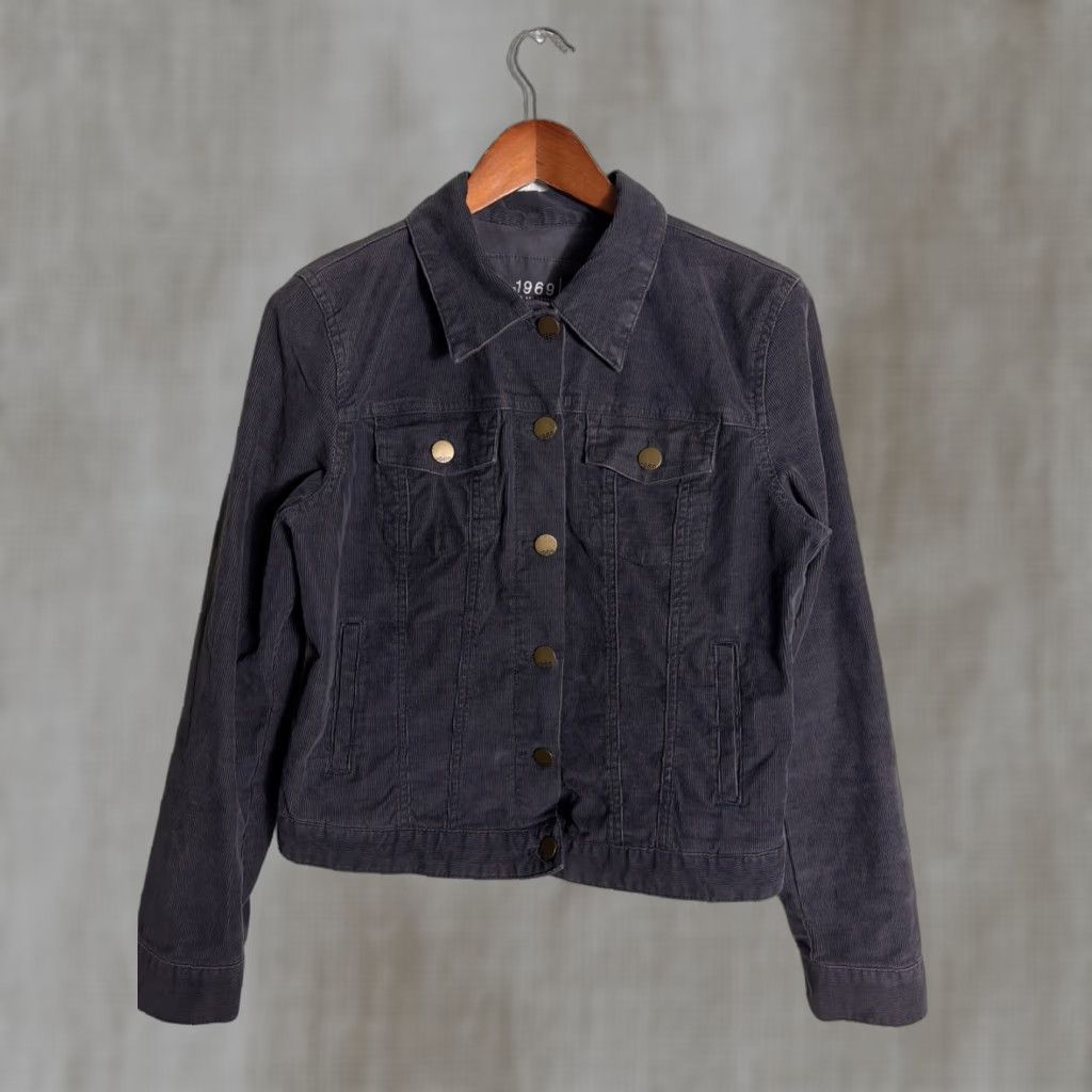 Gap GAP Corduroy Shirt Jacket Brown Long Sleeve Button Up Women's Size Medium Size M / US 6-8 / IT 42-44 - 1 Thumbnail
