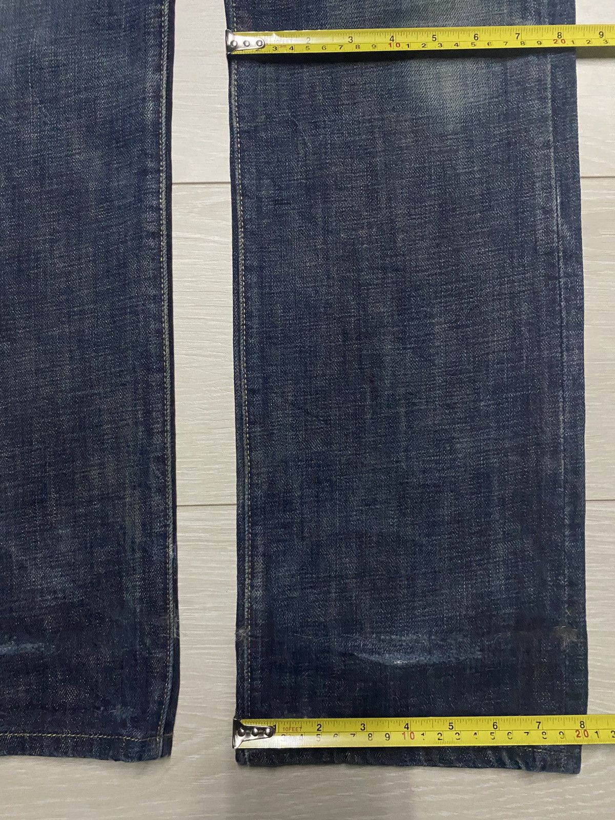Levi's Vintage Levis 501 Y2K Mud Wash Distressed Loose Jeans Size US 30 / EU 46 - 19 Thumbnail