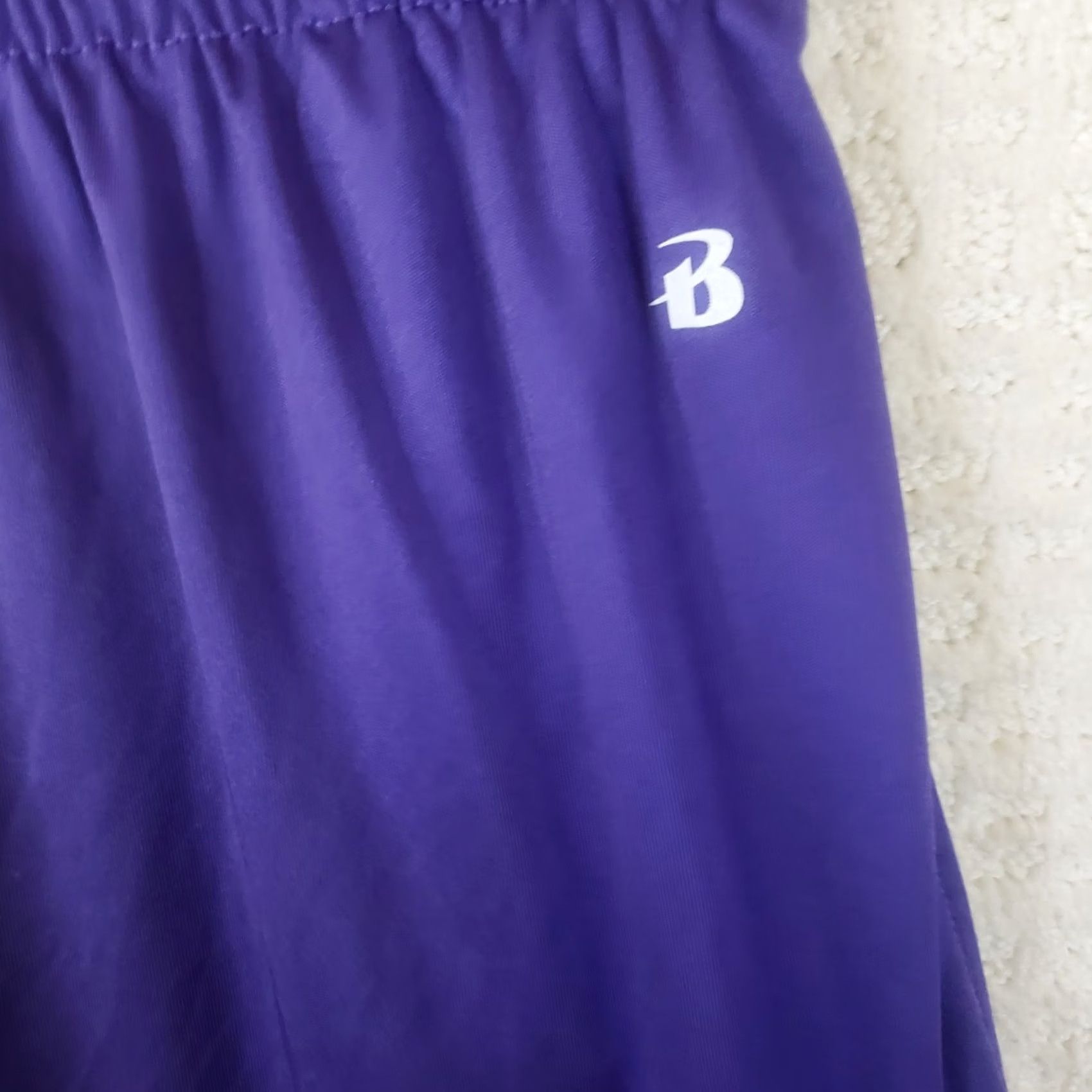 Vintage Clemson Tigers Basketball Shorts B Ultimate Softloc Men’s M Medium Purple Orange Short Solid Drawstring Athletic Sports Mens Size US 31 - 4 Thumbnail