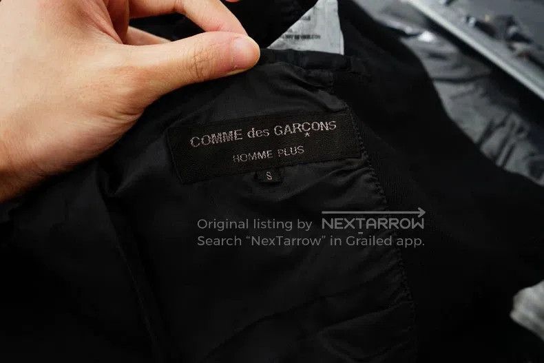 Comme des Garcons Comme des Garçons Embroidered Polyester Blazer. Size US XS / EU 42 / 0 - 8 Thumbnail