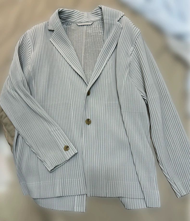 Issey Miyake Issey Miyake size:1 A classic light grey suit jacket Size S / US 4 / IT 40 - 2 Thumbnail