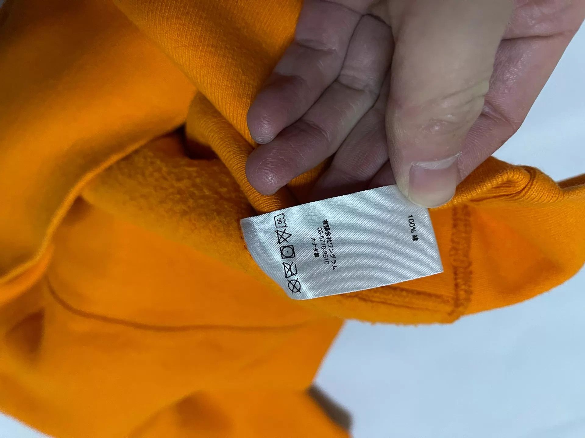 Supreme Supreme Hoodie Orange Logo Sleeve Patch L Near New Size US L / EU 52-54 / 3 - 7 Thumbnail
