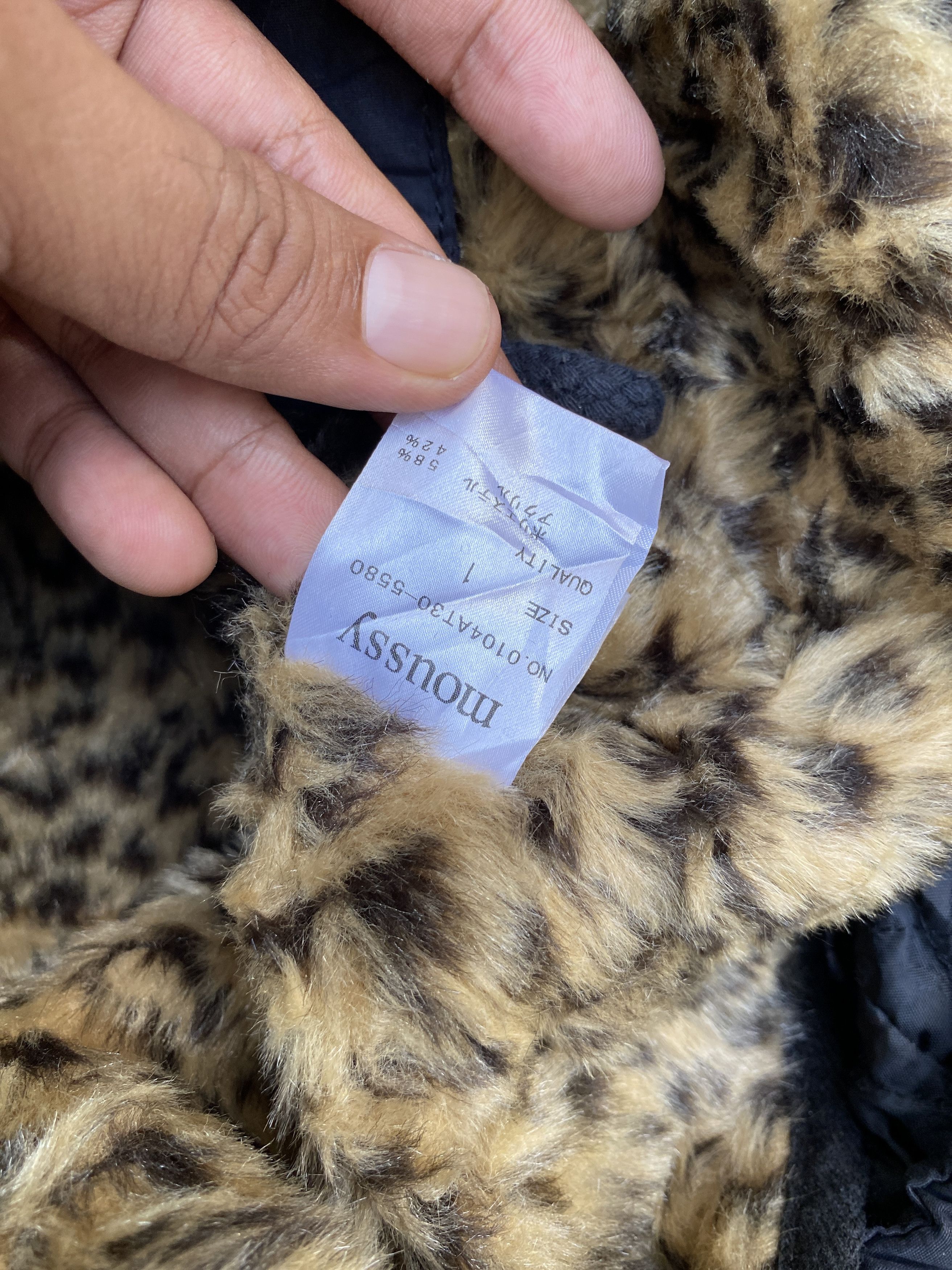 14th Addiction JAPANESE MOUSSY FUR JACKET LEOPARD GOTHIC PUNK Size US M / EU 48-50 / 2 - 5 Thumbnail