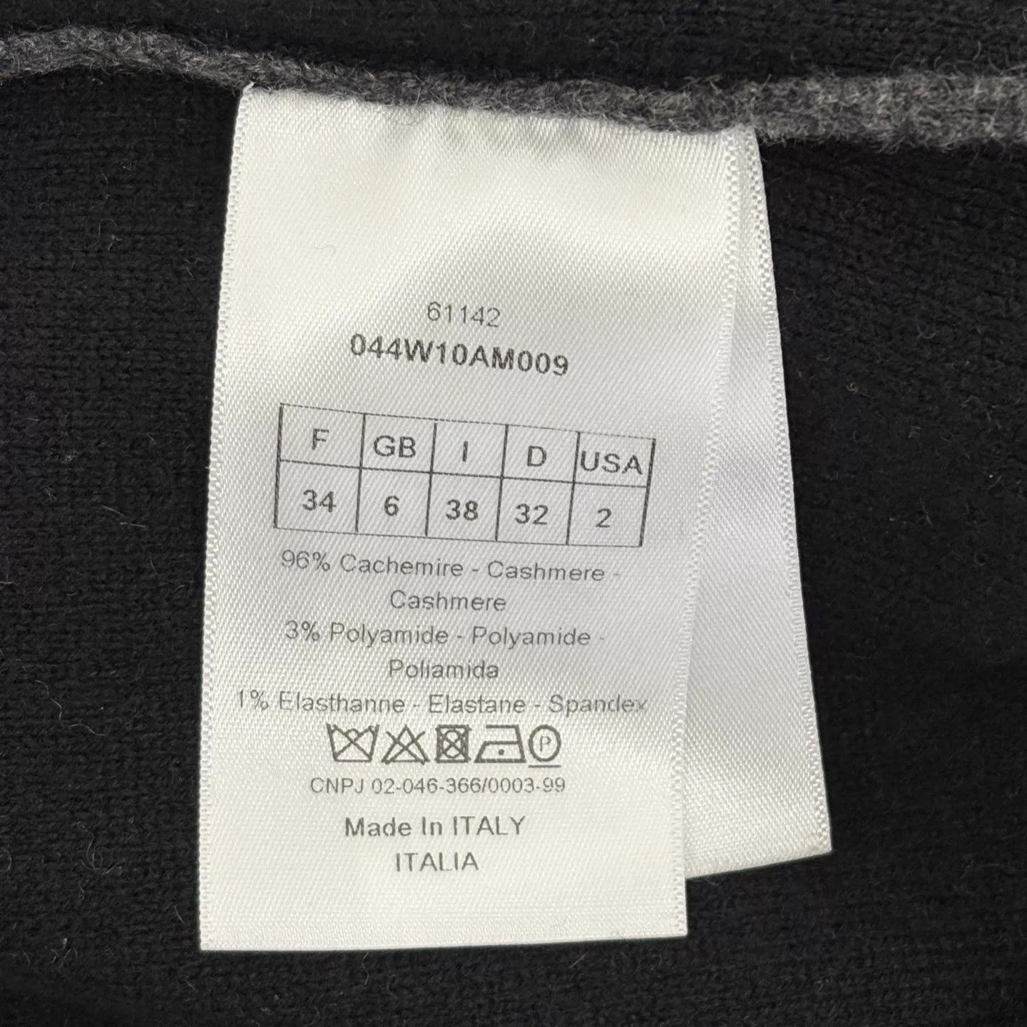 Dior Dior Charcoal Gray Cashmere Knit Vest 34 New Size XS / US 0-2 / IT 36-38 - 4 Thumbnail