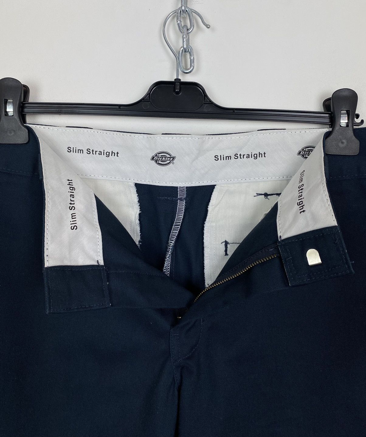 Vintage Y2K Dickies Slim Straight Casual Chino Pants Patch Logo Size US 32 / EU 48 - 7 Thumbnail