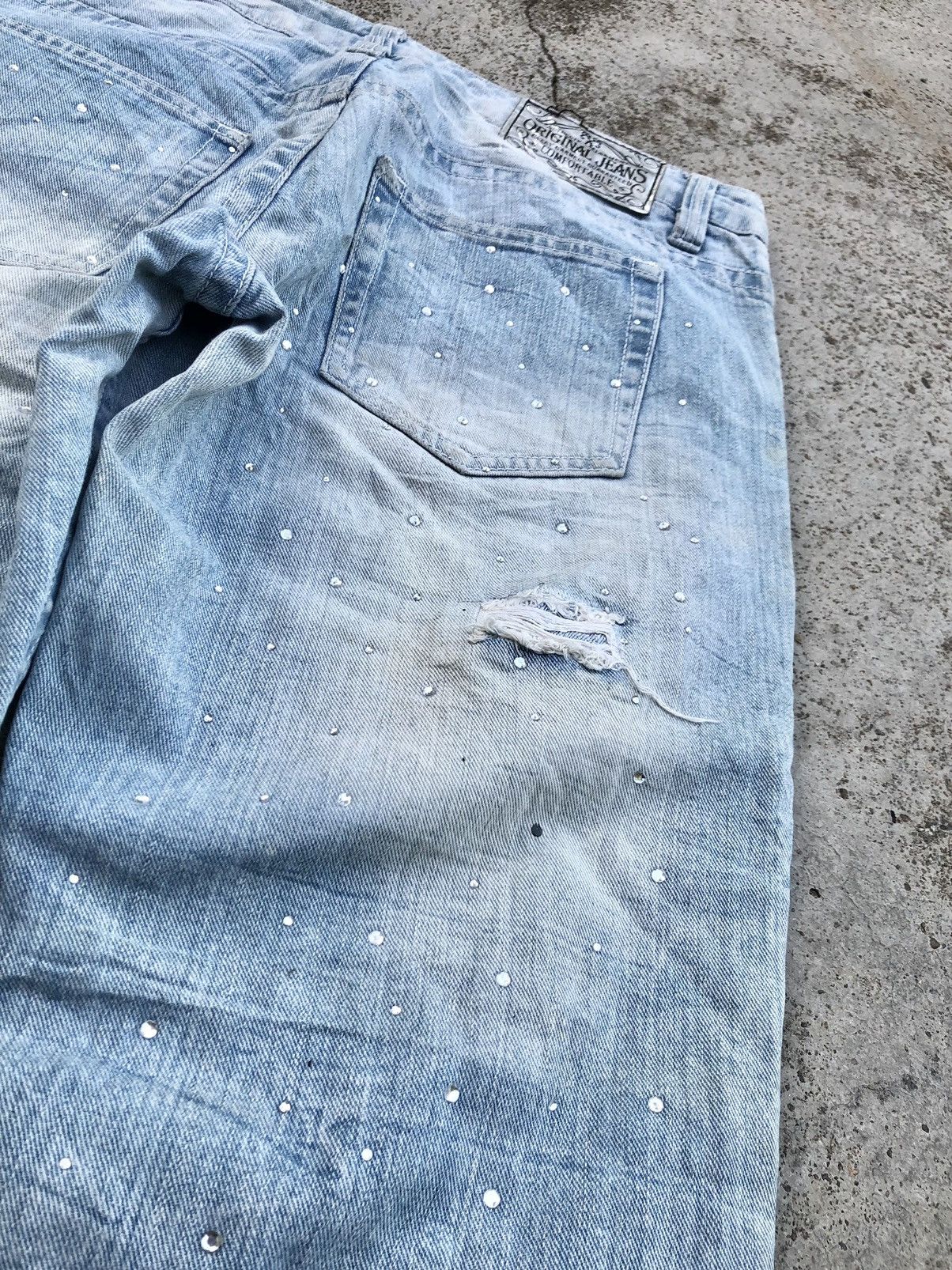 Other BEADS DISTRESSED DENIM Size 32" / US 10 / IT 46 - 11 Thumbnail