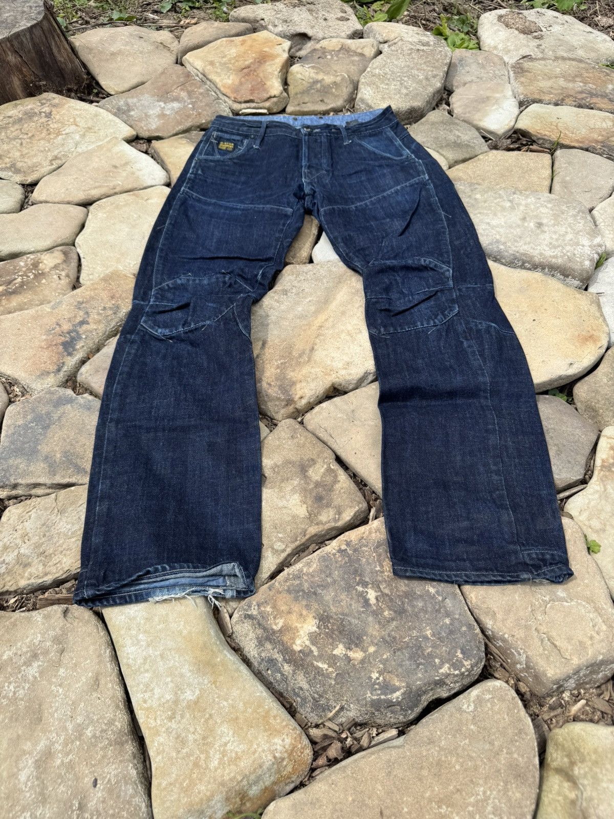 G-Star Vintage G-Star Elwood Indigo Y2k Jeans Pants Size US 33 - 1 Thumbnail