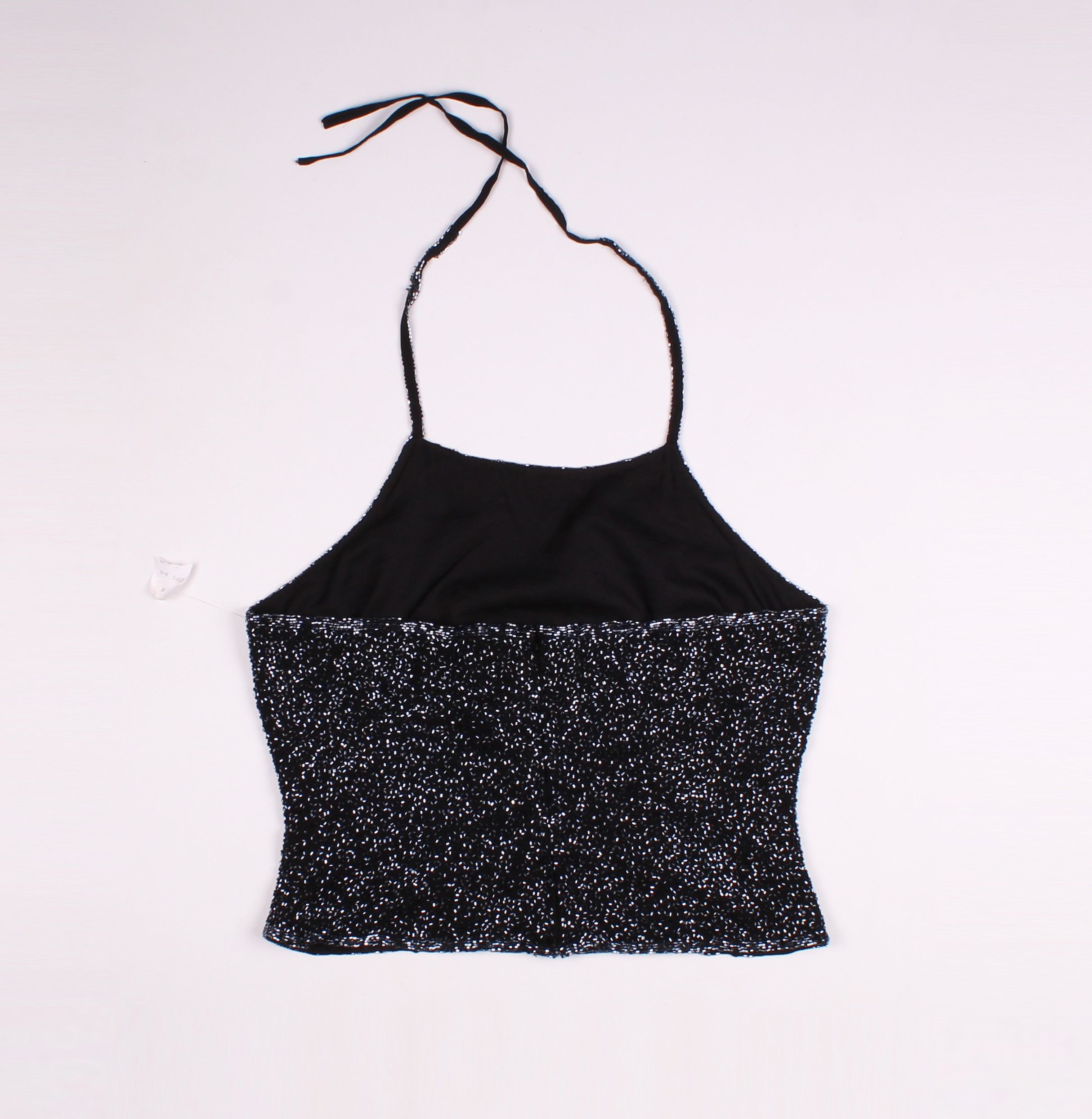 Vintage Vintage Como 90's Beaded Silk Cropped Top Size M / US 6-8 / IT 42-44 - 9 Thumbnail