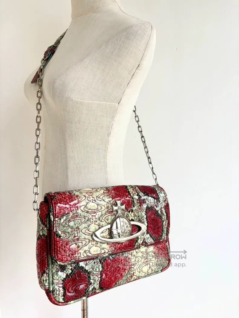 Vivienne Westwood Vivienne Westwood size os Vintage Saturn all-print red snak Size ONE SIZE - 2 Thumbnail