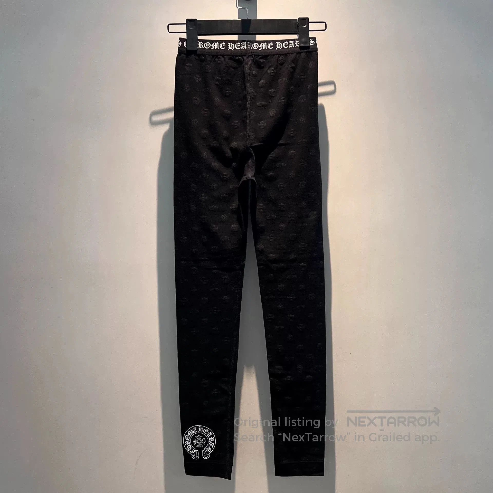 Chrome Hearts Chrome Hearts Black Yoga Pants with Print. Size 26" / US 2 / IT 38 - 2 Thumbnail