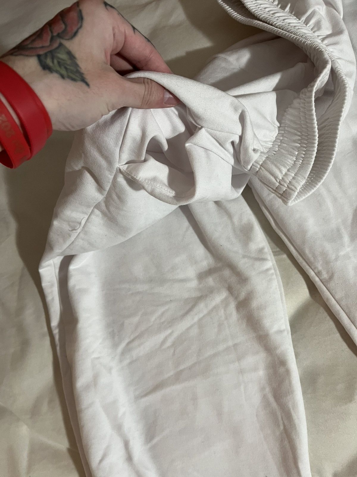 Other White sweatpants blank Size US 30 / EU 46 - 5 Thumbnail