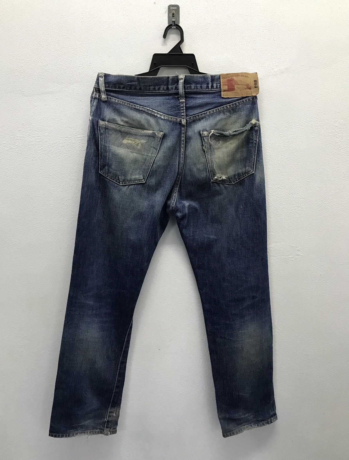 FOB Factory × Japanese Brand × Vintage Vintage FOB FACTORY Made In Japan Denim Pants Size US 32 / EU 48 - 2 Thumbnail