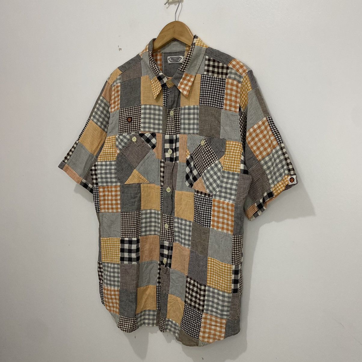 Bape Baby Milo Patchwork Polo Size US XL / EU 56 / 4 - 3 Thumbnail