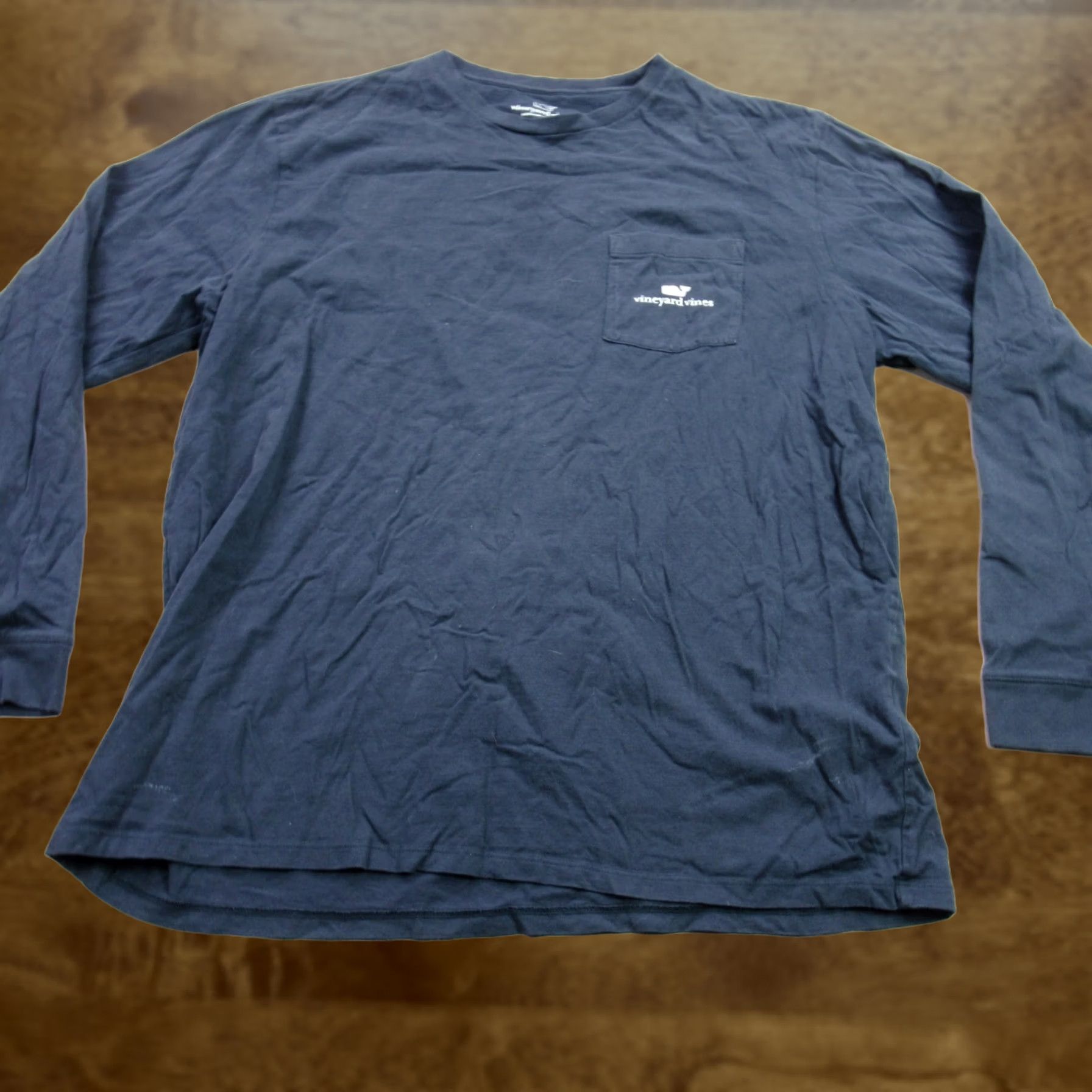 Vineyard Vines Vineyard Vines Sweater Mens XL Long Sleeve Crew Neck Outdoors Blue Pocket Shirt Men XL Blue Knit Pullover Essential All Seasons Size US XL / EU 56 / 4 - 1 Thumbnail