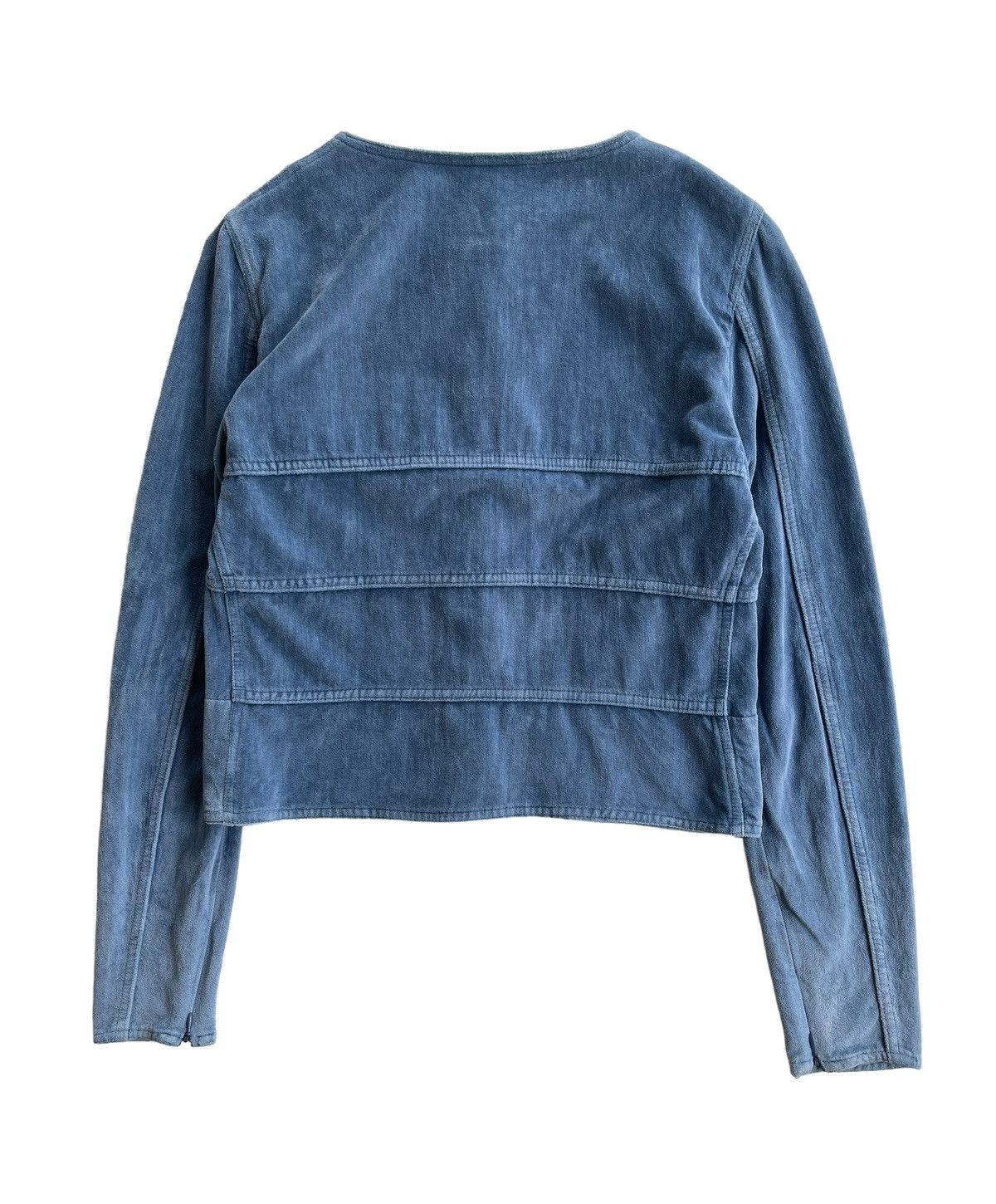 Chanel Chanel Velvet Cropped Jacket Size S / US 4 / IT 40 - 3 Thumbnail