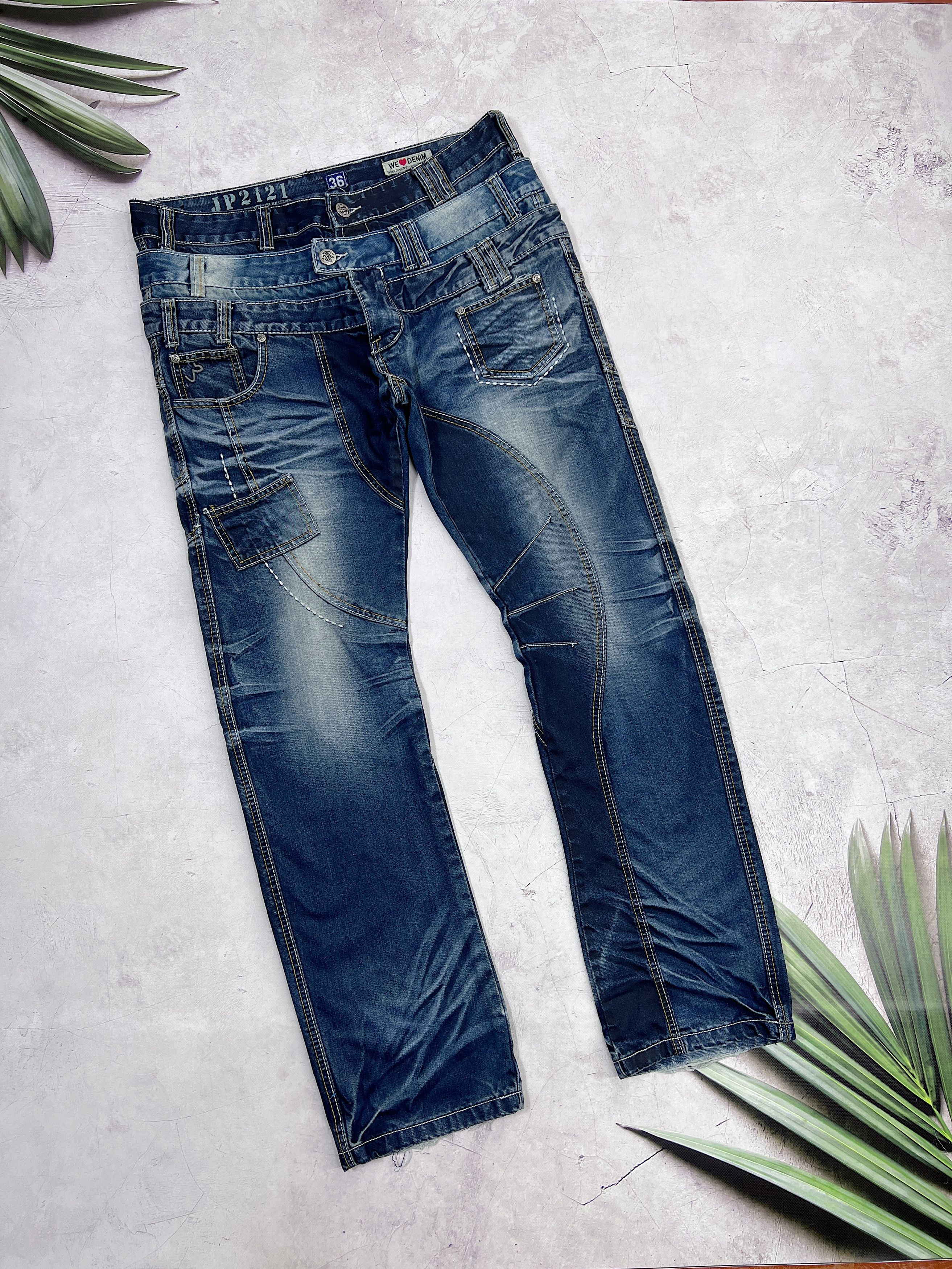 Japanese Brand Japrag Denim By Okishana Samoko Japanese Jeans Pants Size US 36 / EU 52 - 2 Thumbnail