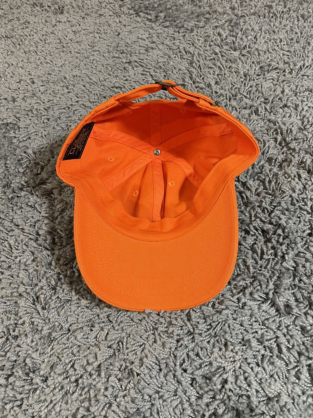 Anti Social Social Club × Undefeated ASSC x Undefeated Paranoid Weird Baseball Hat Cap Orange Size ONE SIZE - 7 Thumbnail