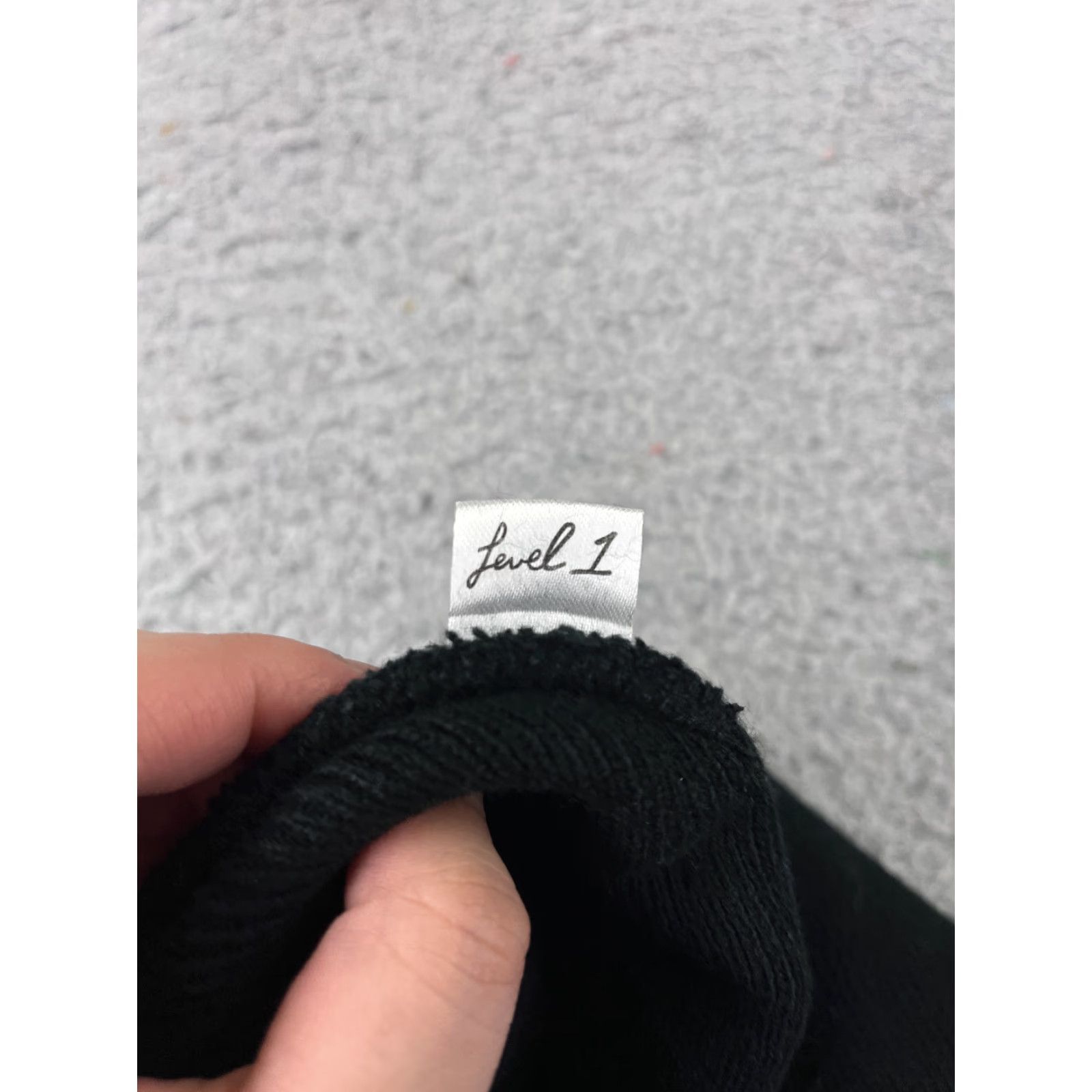 Vintage Level 1 Productions Beanie Hats Adult One Size Black Acrylic Knit Beanie Style Embroidered Ski Film Production Filmmaker Cinema Mens Size ONE SIZE - 6 Thumbnail