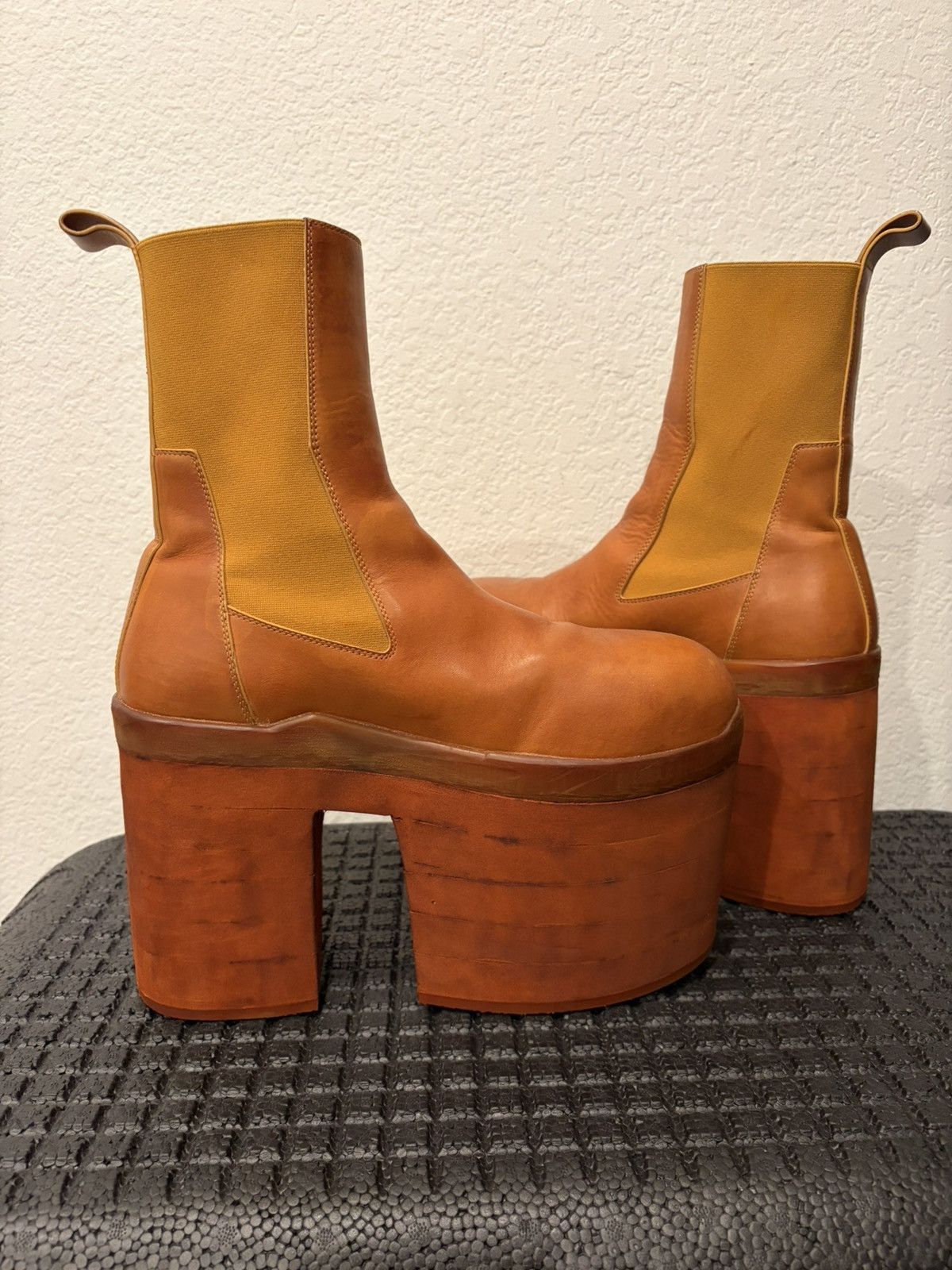 Rick Owens Rick Owens Beatle Bozo Chelsea Boots Custom Sole Size US 9 / EU 42 - 6 Thumbnail