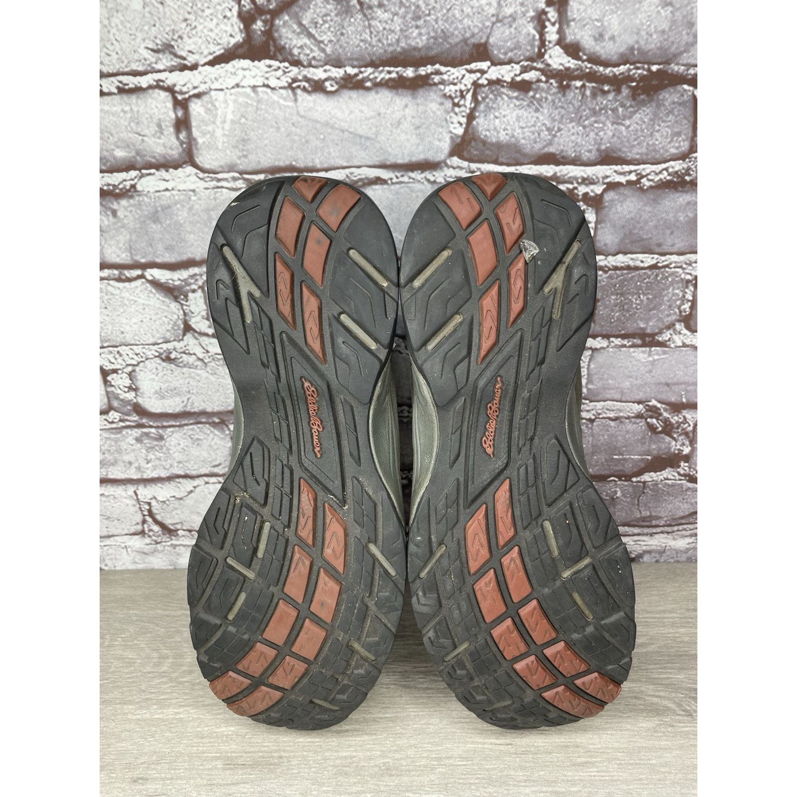 Eddie Bauer Eddie Bauer Green Brown Suede Leather Mid Lace Up Desert Boo Size US 11.5 / EU 44-45 - 19 Thumbnail