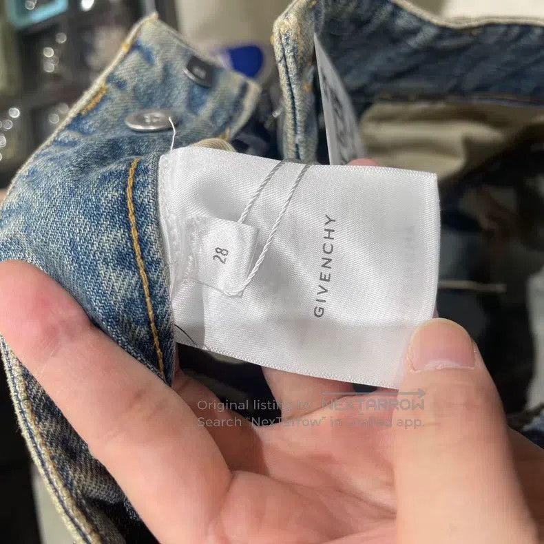 Givenchy Givenchy Size28 OG tattered and patched denim jeans Size US 28 / EU 44 - 7 Thumbnail