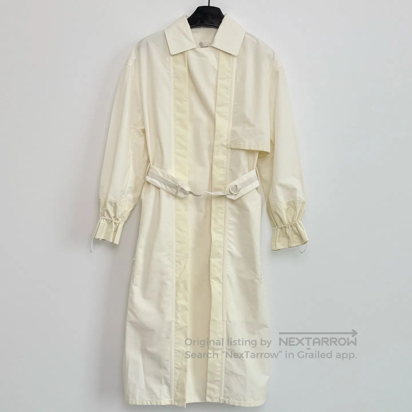 Hermes Hermes Beige Waist-Cinched Trench Dress| Size XXS / US 00 / IT 34 - 1 Thumbnail