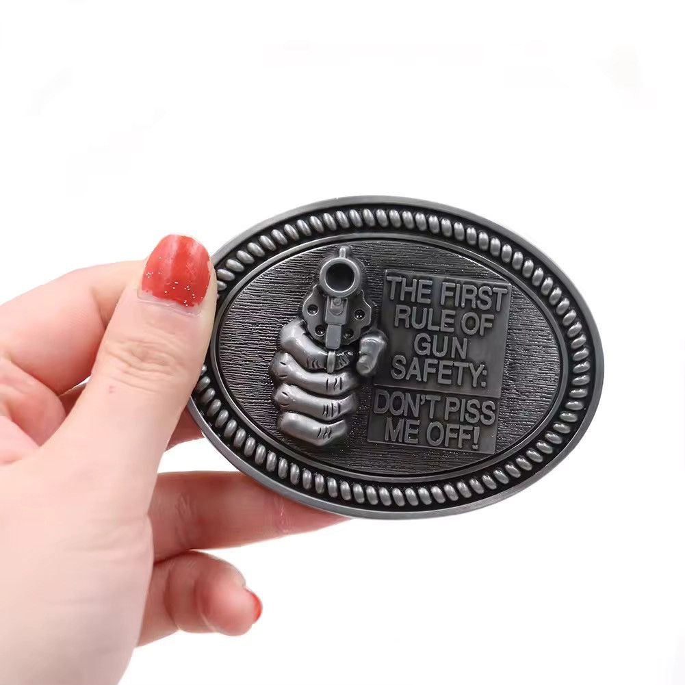 Japanese Brand × Vintage Cowboy Safety Gun Belt Buckle Size ONE SIZE - 4 Thumbnail