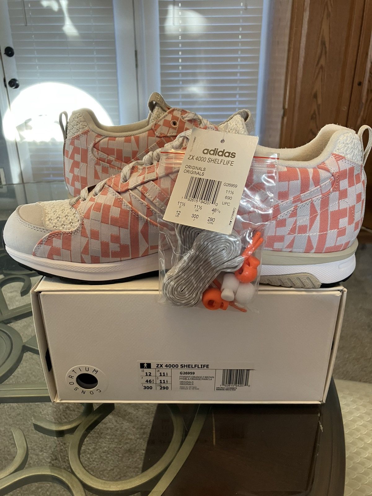 Adidas Adidas Shelflife x Consortium ZX 4000 Size US 12 / EU 45 - 10 Thumbnail