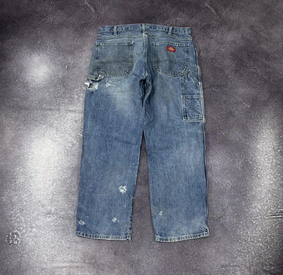 Dickies × Vintage Vintage Dickies Faded Blue American Hype Baggy Jeans Size US 36 / EU 52 - 1 Thumbnail