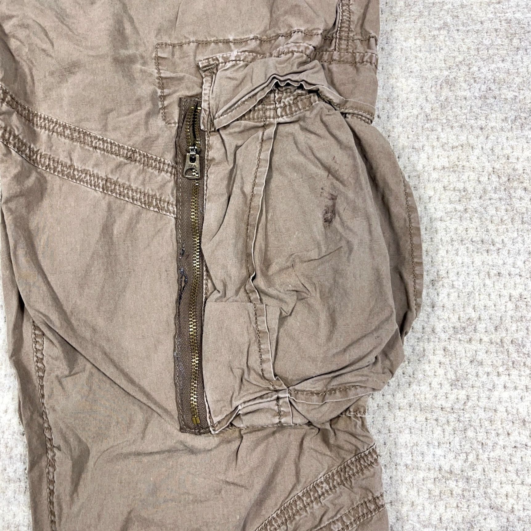 Polo Ralph Lauren VINTAGE Polo Ralph Lauren Cargo Pants Men 36x30 Brown Paratropper Military RL 67 Size US M / EU 48-50 / 2 - 7 Thumbnail