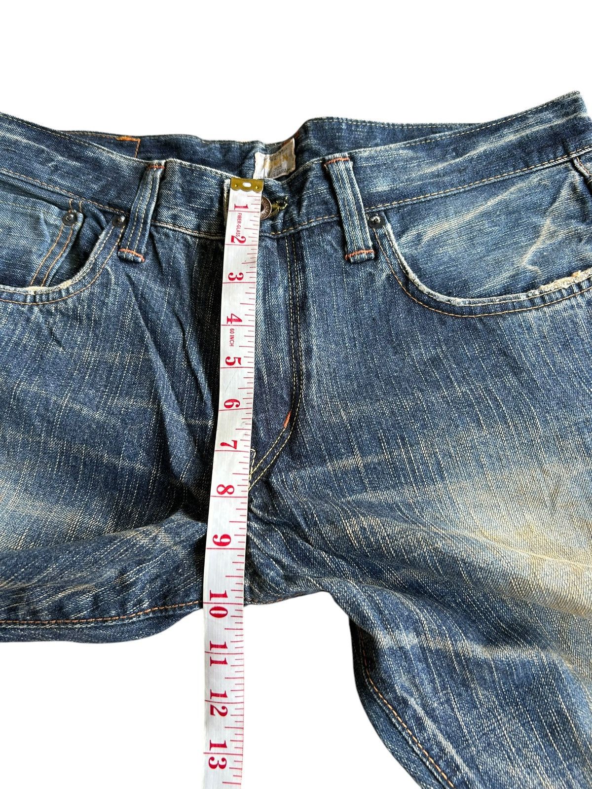 Kapital Flare Rusty Edwin Made Japan Faded Denim Jeans Size US 33 - 18 Thumbnail