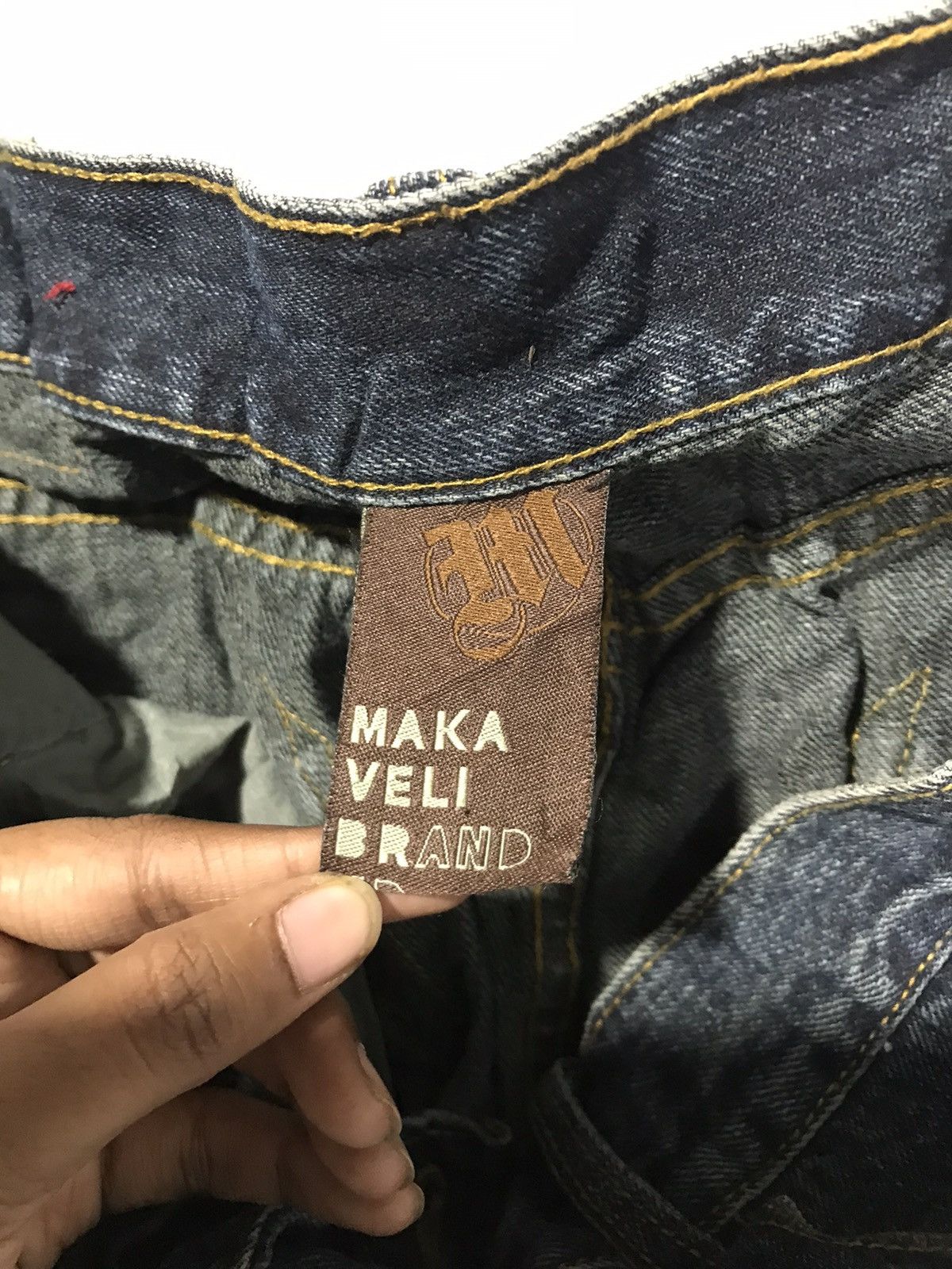 Makaveli Vintage makeveli thread embroidered denim Size US 36 / EU 52 - 6 Thumbnail