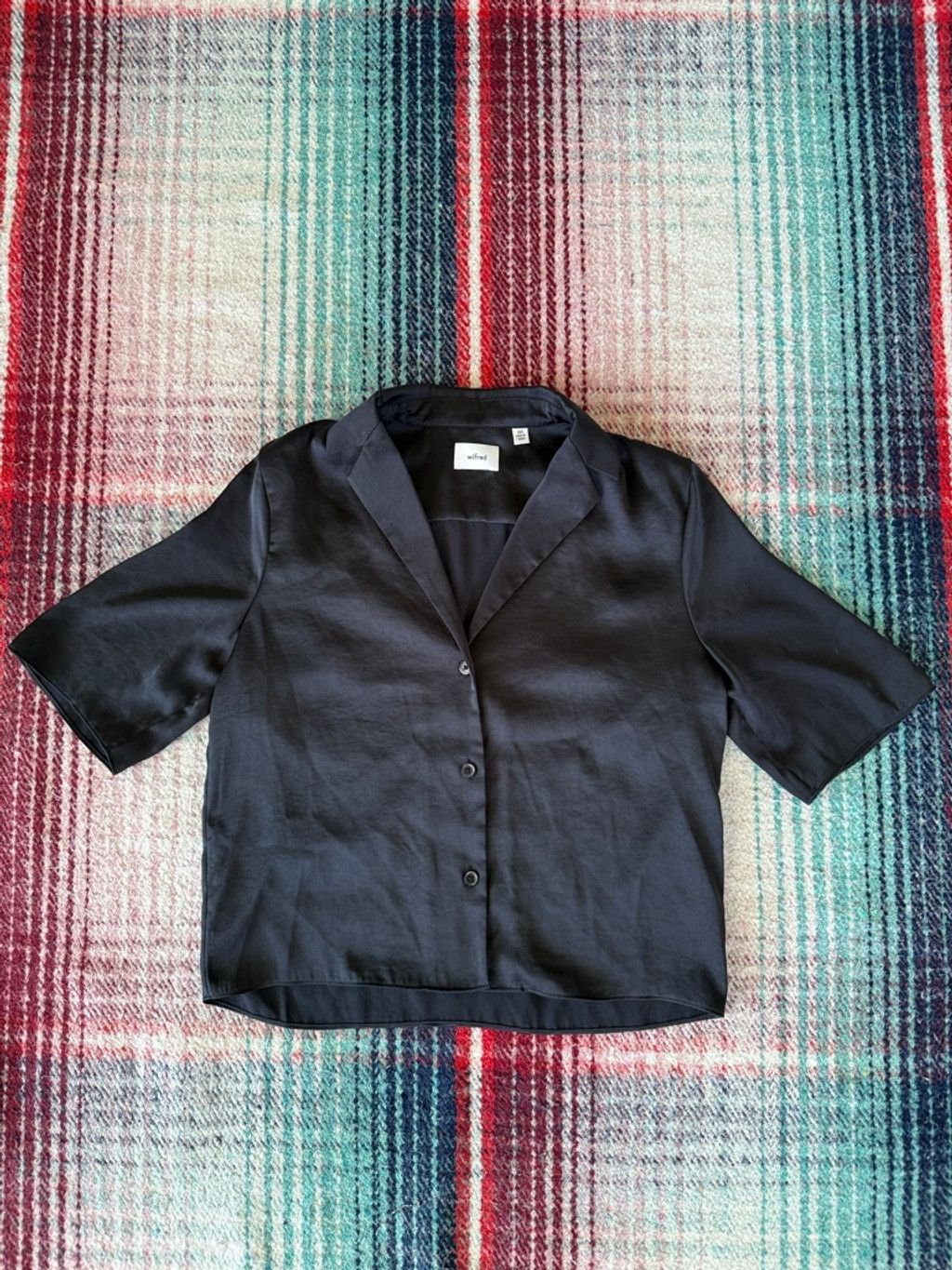 Aritzia Women's Wilfred Aritzia Black Button Down Shirt XXS Size XXS / US 00 / IT 34 - 1 Thumbnail