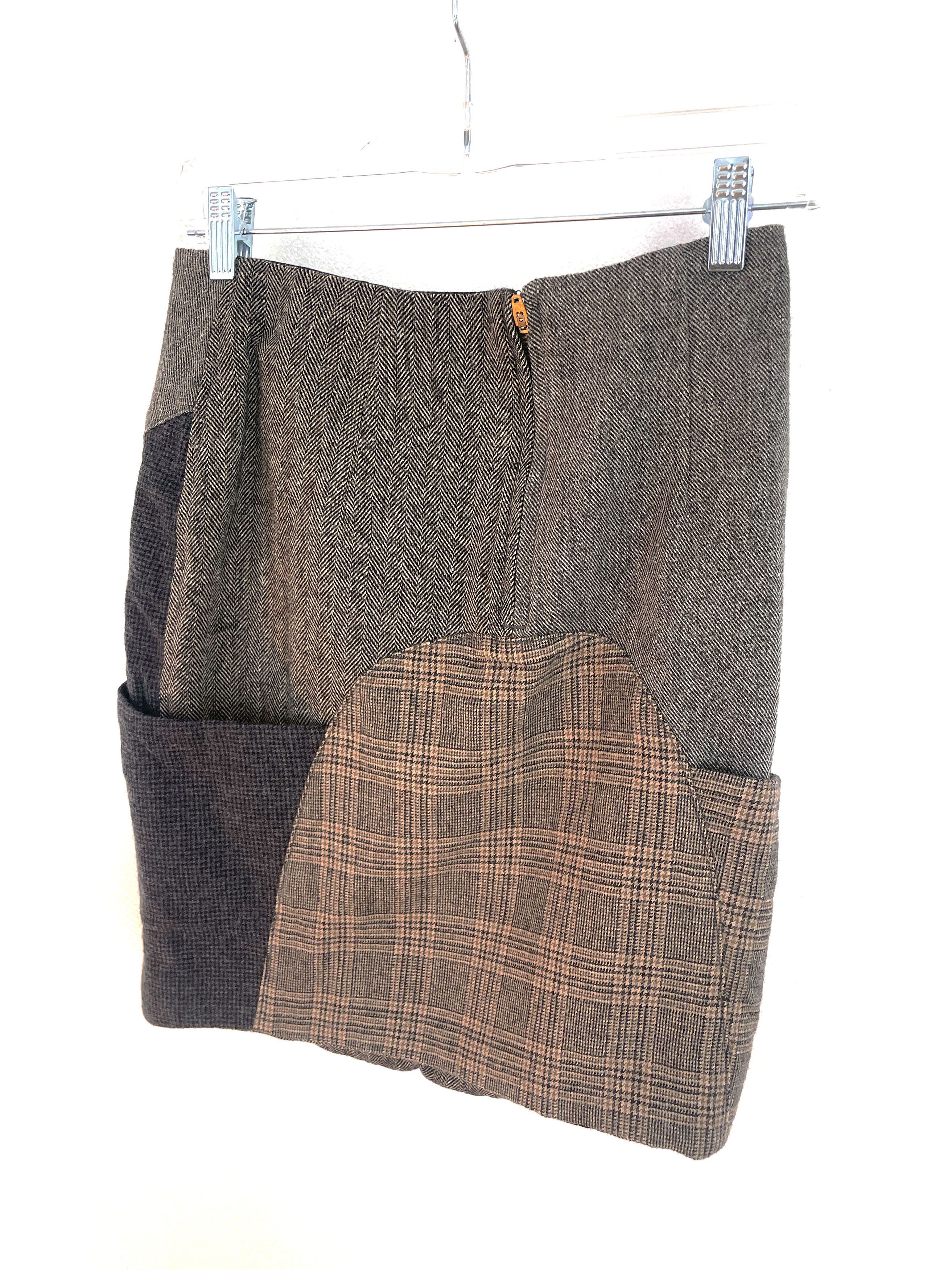 Kapital Cocoon Wool Skirt Size 28" / US 6 / IT 42 - 6 Thumbnail
