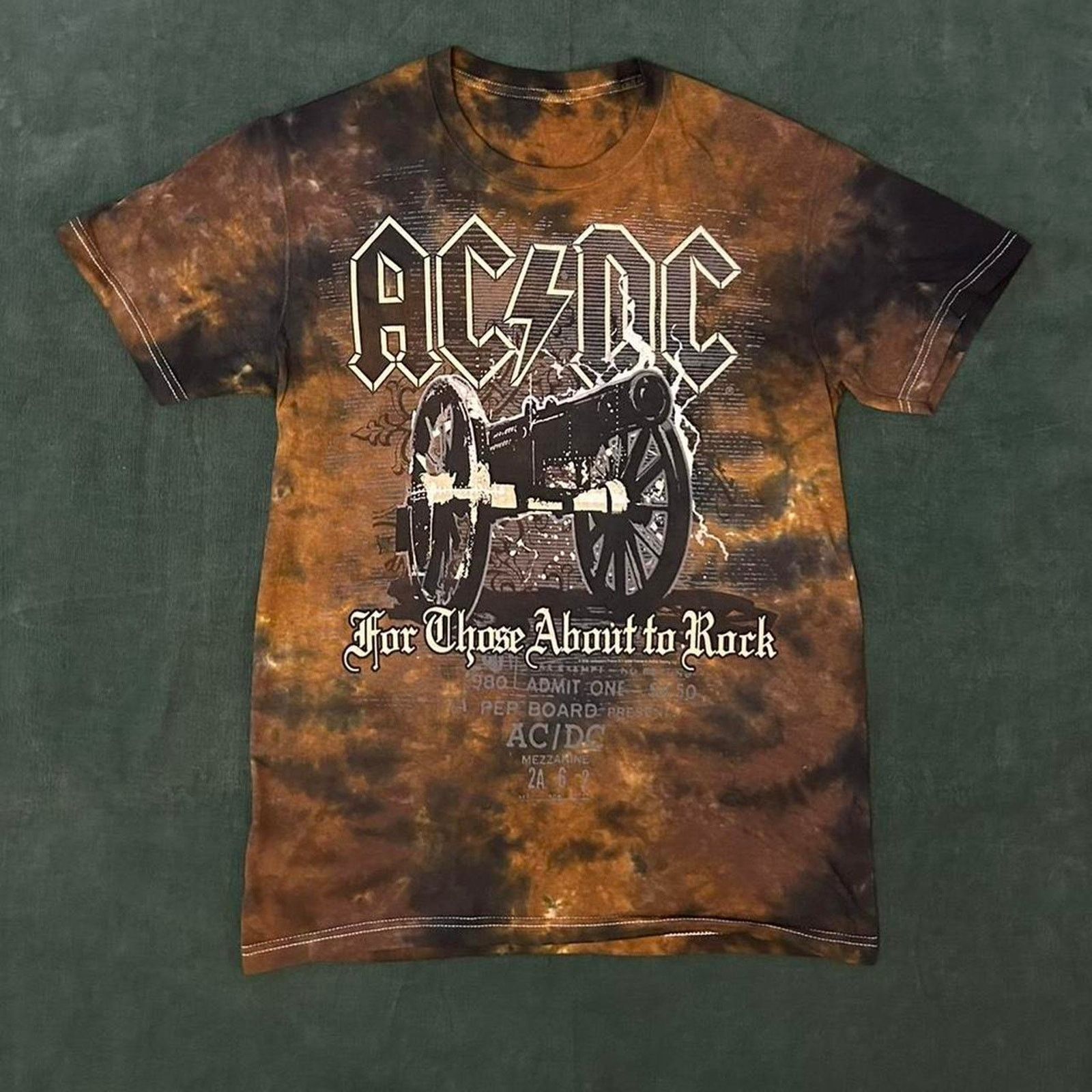 Other Y2k acdc acid wash tee Size US S / EU 44-46 / 1 - 1 Thumbnail