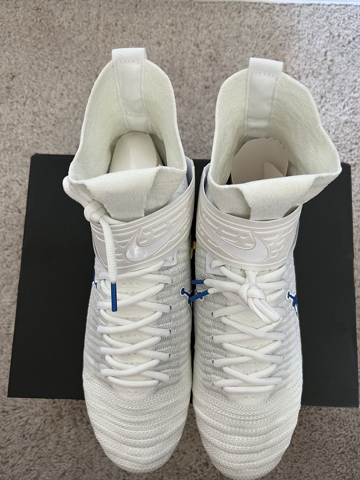 Jordan Brand Nike Jordan Alpha Menace Elite 2 UCLA Player Exclusive Cleat Size US 11 / EU 44 - 4 Thumbnail