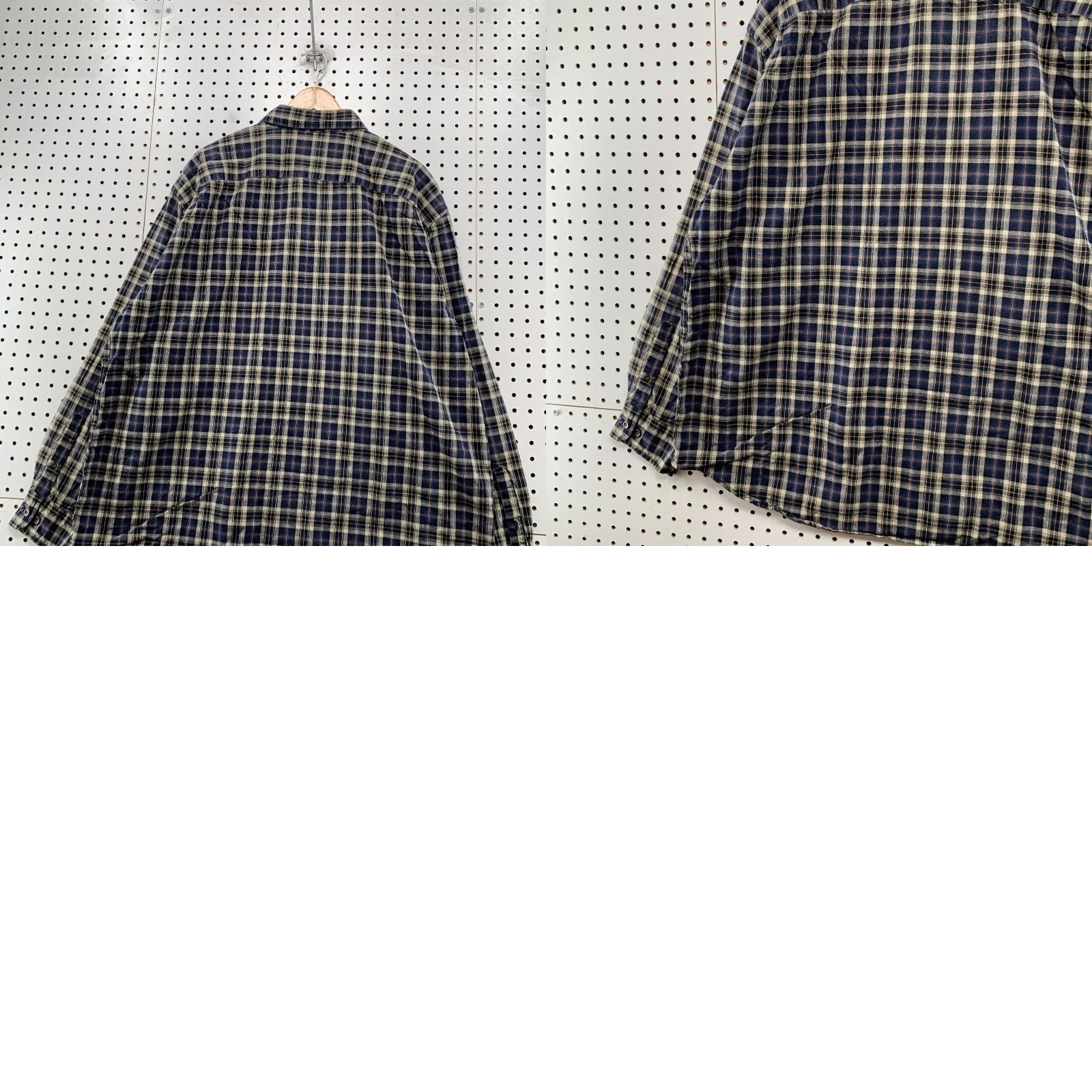 Gap VINTAGE Gap Button-Up Shirt Mens XL Blue Plaid Long Sleeve 100% Cotton Casual Button-Down Pockets Men Size US XL / EU 56 / 4 - 9 Thumbnail