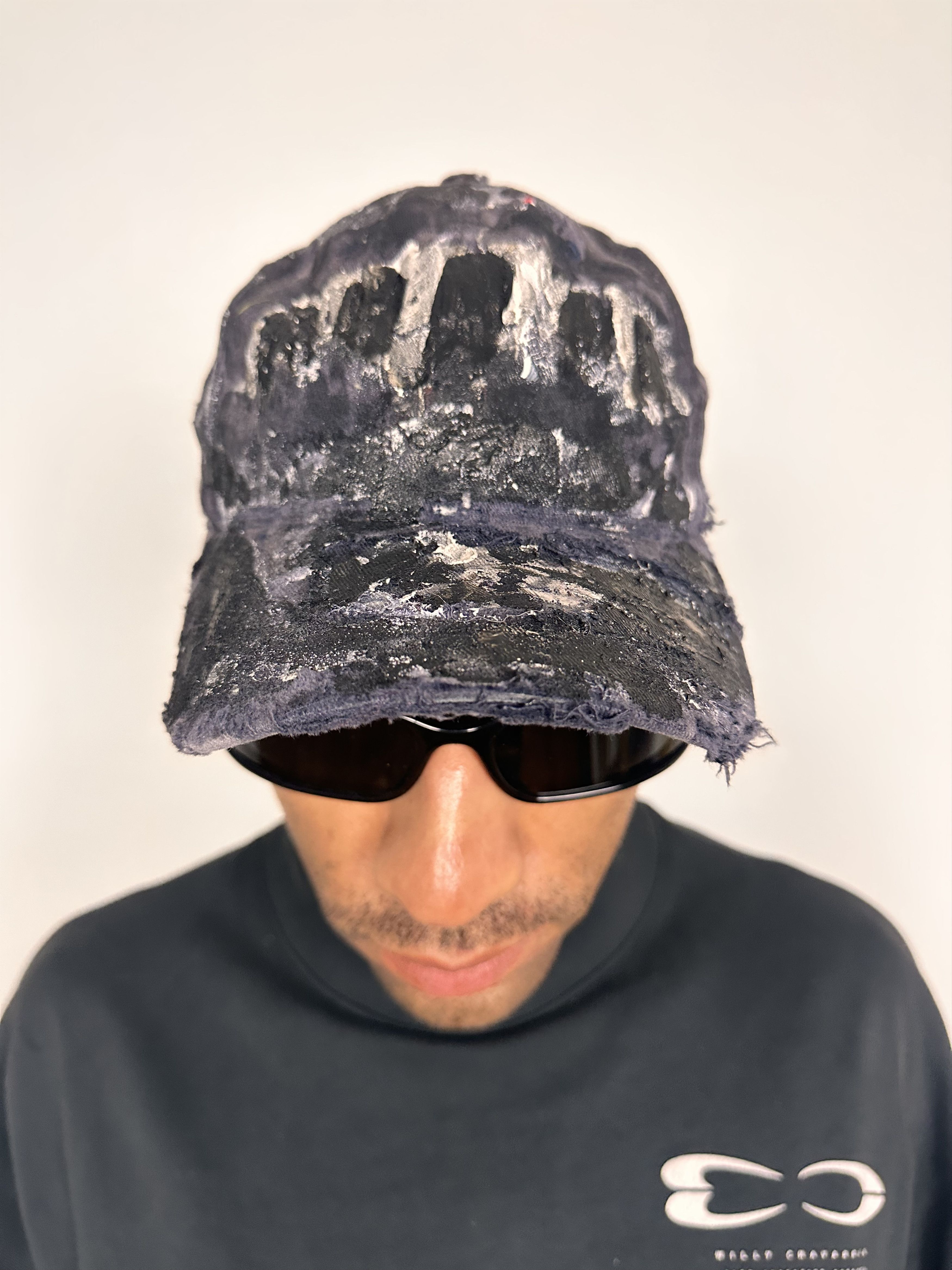 Other ASTROBOI* 'Property Of' Navy Painted Fitted Cap Size ONE SIZE - 1 Thumbnail