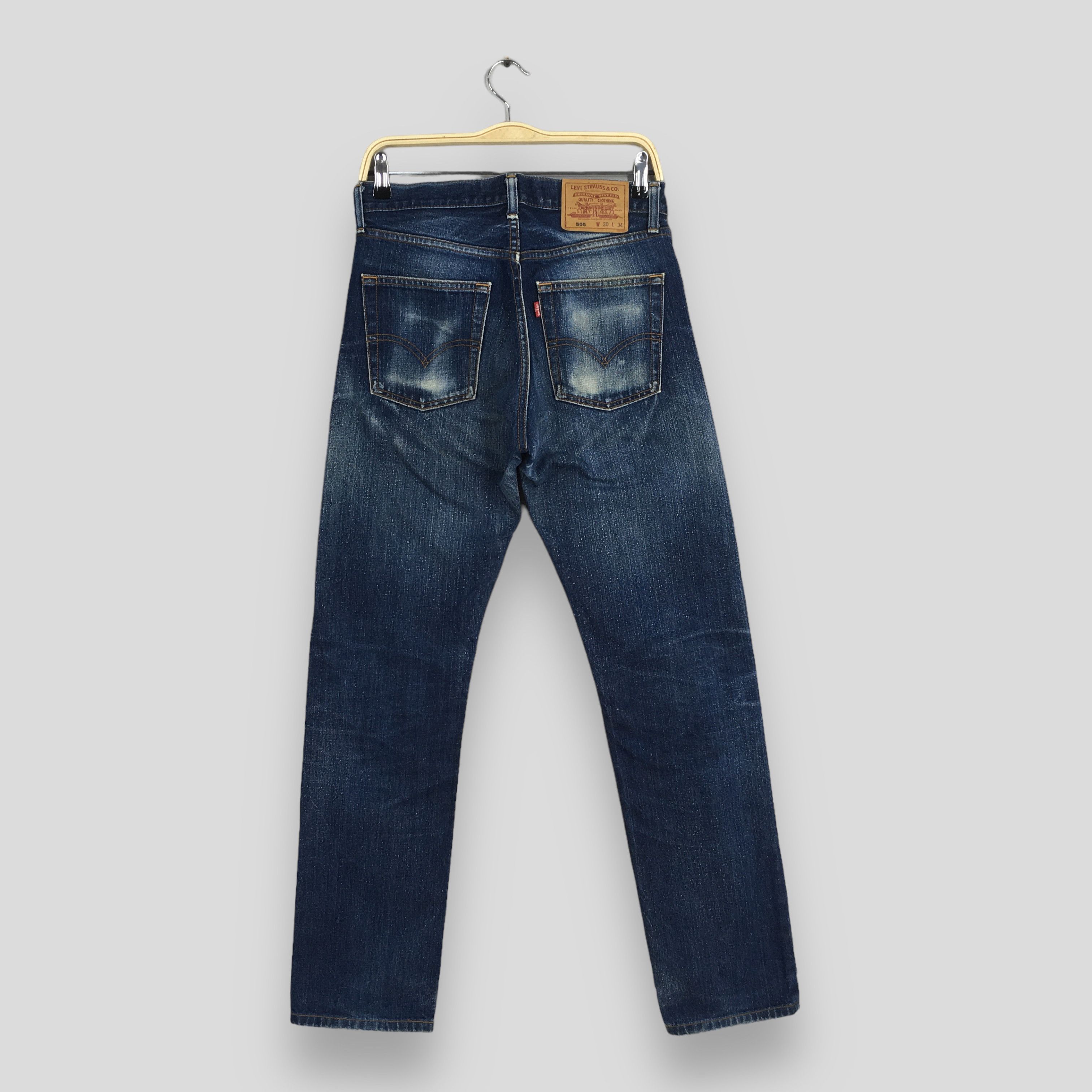 Levi's Size 29x30 Vintage Levi's 505 0300 Light Wash Jeans S1257 Size US 29 - 8 Thumbnail