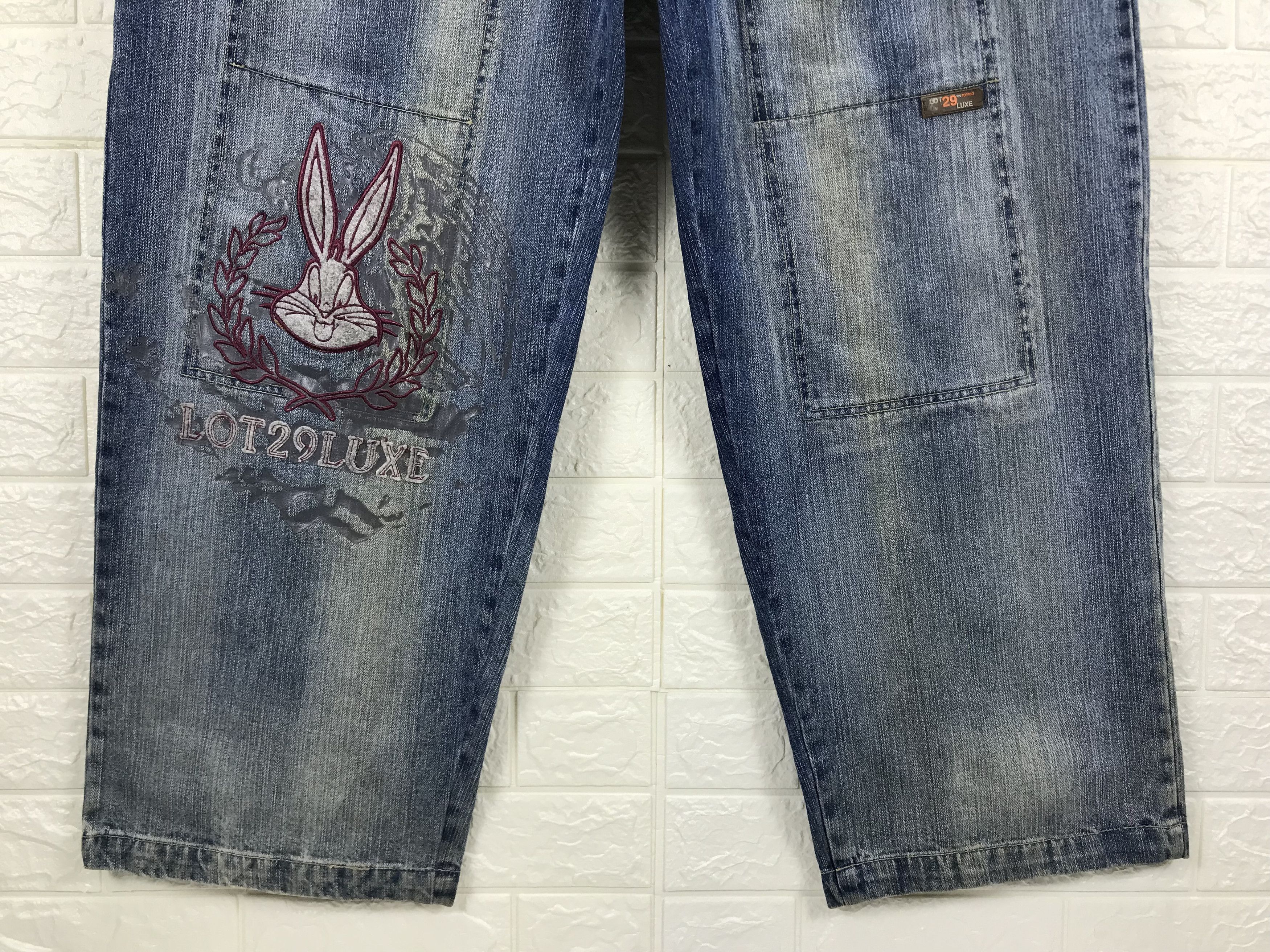 Cartoon Network Vintage Lot29 Luxe x Looney Tunes Double Knee Baggy Jeans Size US 42 / EU 58 - 4 Thumbnail