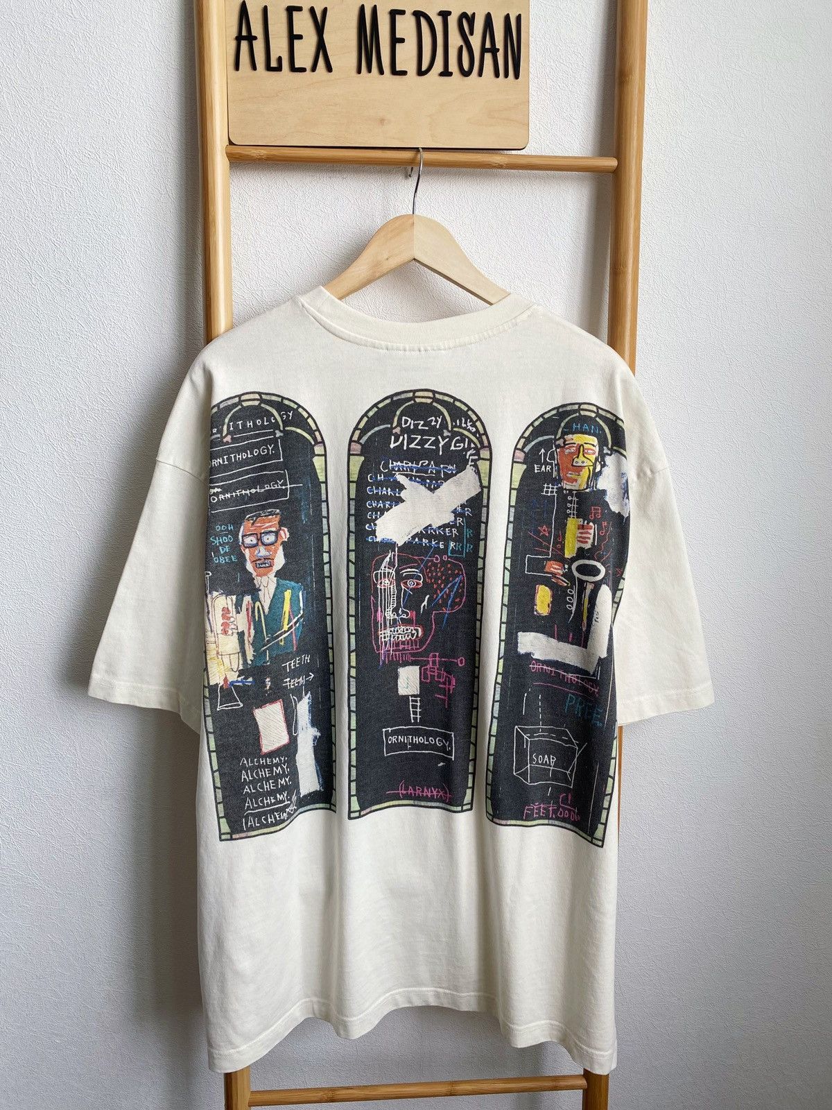 H&M × Jean-Michel Basquiat × Who Decides War WHO DECIDES WAR x BASQUIAT x H&M RELAXED FIT COTTON T-SHIRT Size US XXL / EU 58 / 5 - 5 Thumbnail