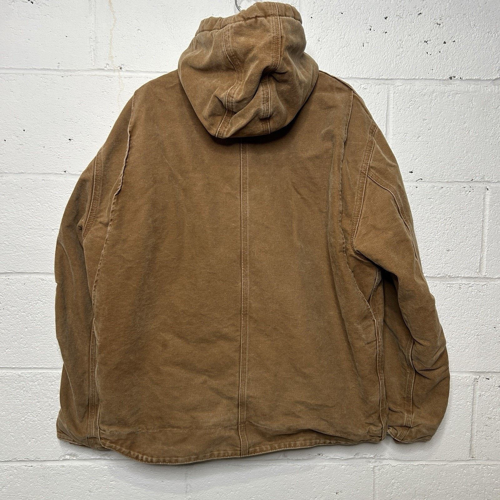 Carhartt Carhartt Sherpa-Lined Hooded Detroit Jacket “Brown” J141 Size US XL / EU 56 / 4 - 2 Thumbnail