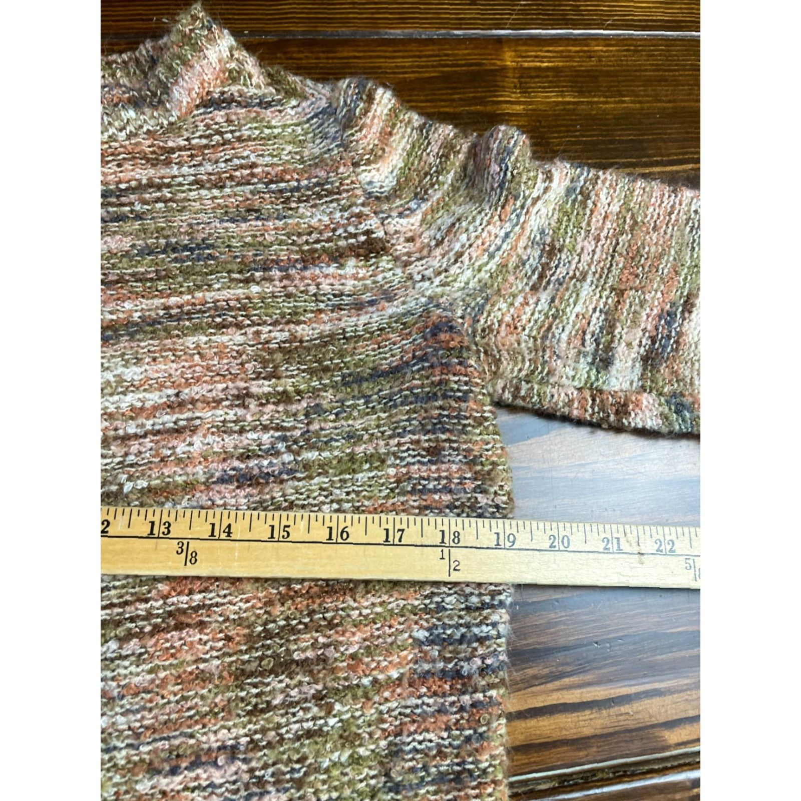 Vintage Peyton Primrose Sweater Women's Medium Neutrals Pullover Long Sleeve Ribbed Size M / US 6-8 / IT 42-44 - 5 Thumbnail