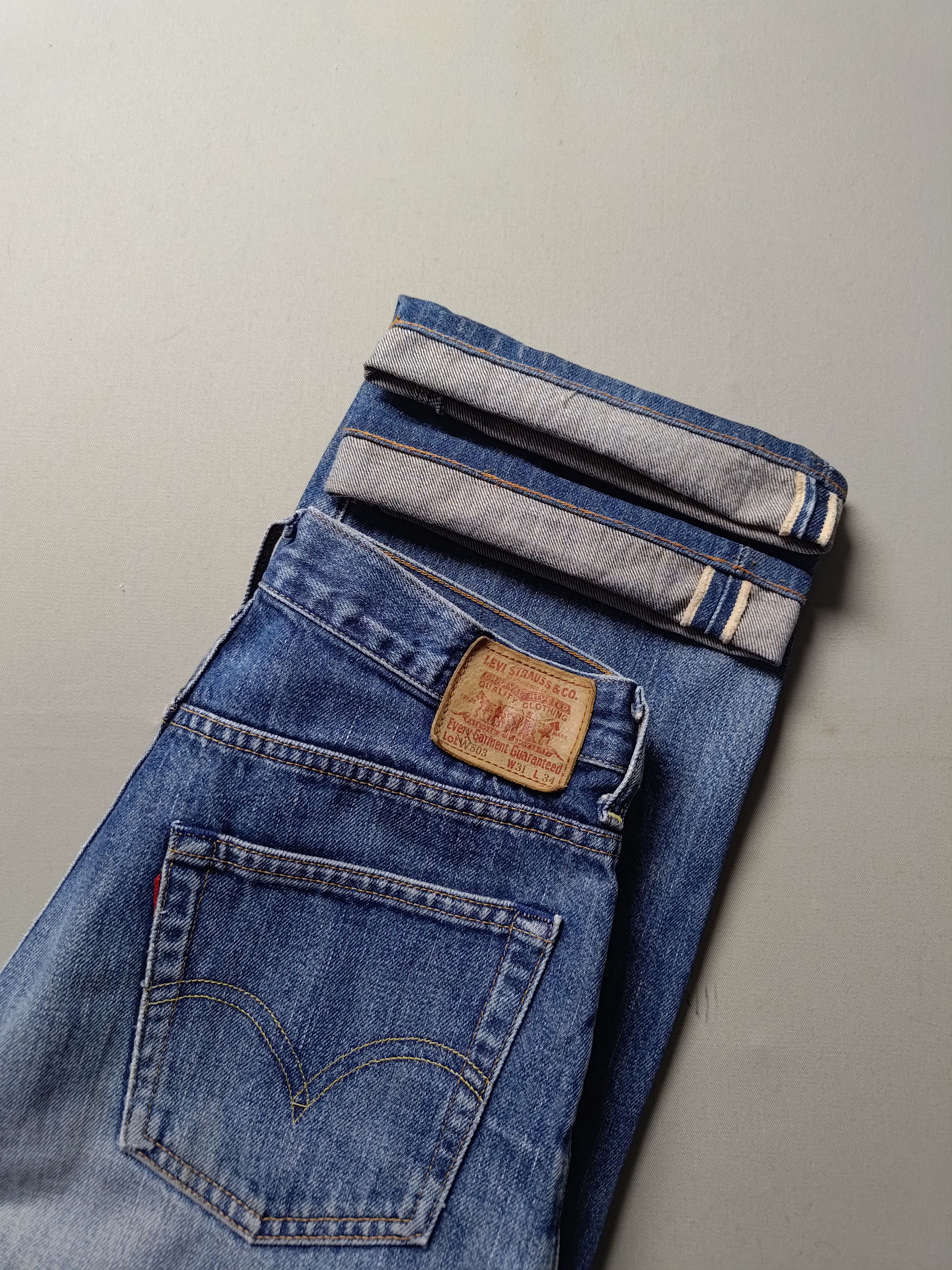 Levi's Vintage Levi's W503 Redline Japan Size US 30 / EU 46 - 10 Thumbnail
