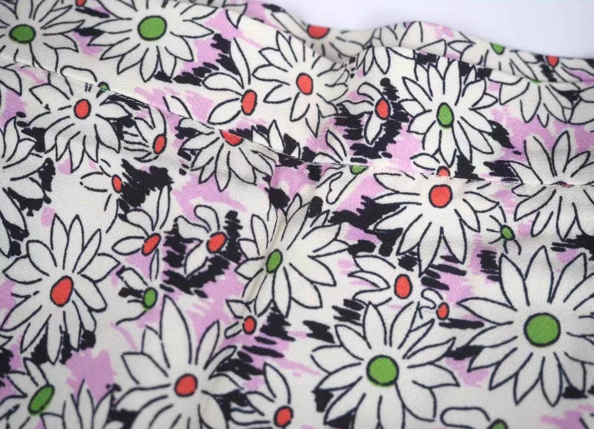 Miu Miu SS21 MIUMIU Floral Print Midi Length Skirt, Size 40 Size 27" / US 4 / IT 40 - 4 Thumbnail