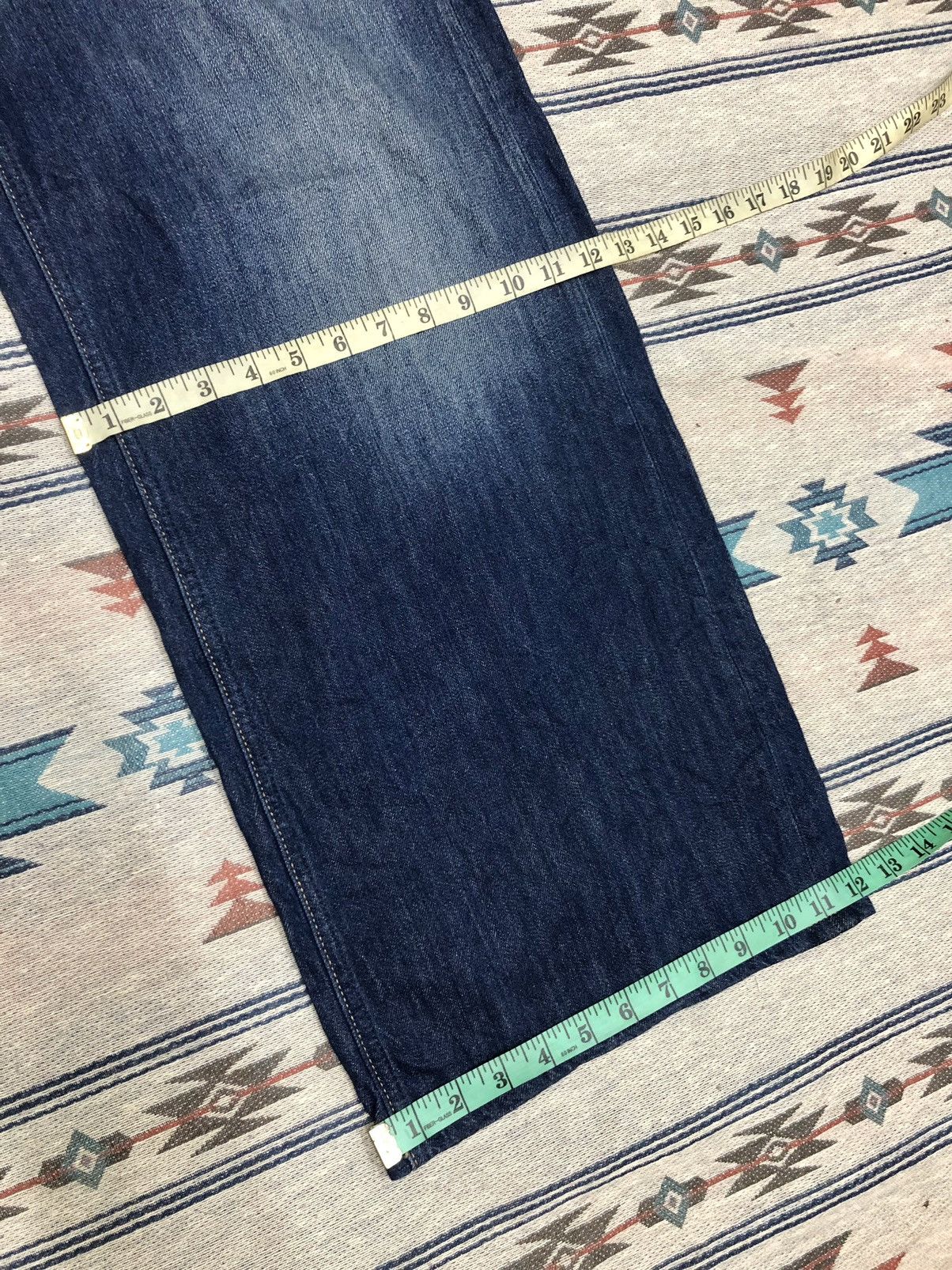 Japanese Brand SUPER BAGGY AMERICAN HOLIC DENIM Size US 27 - 6 Thumbnail