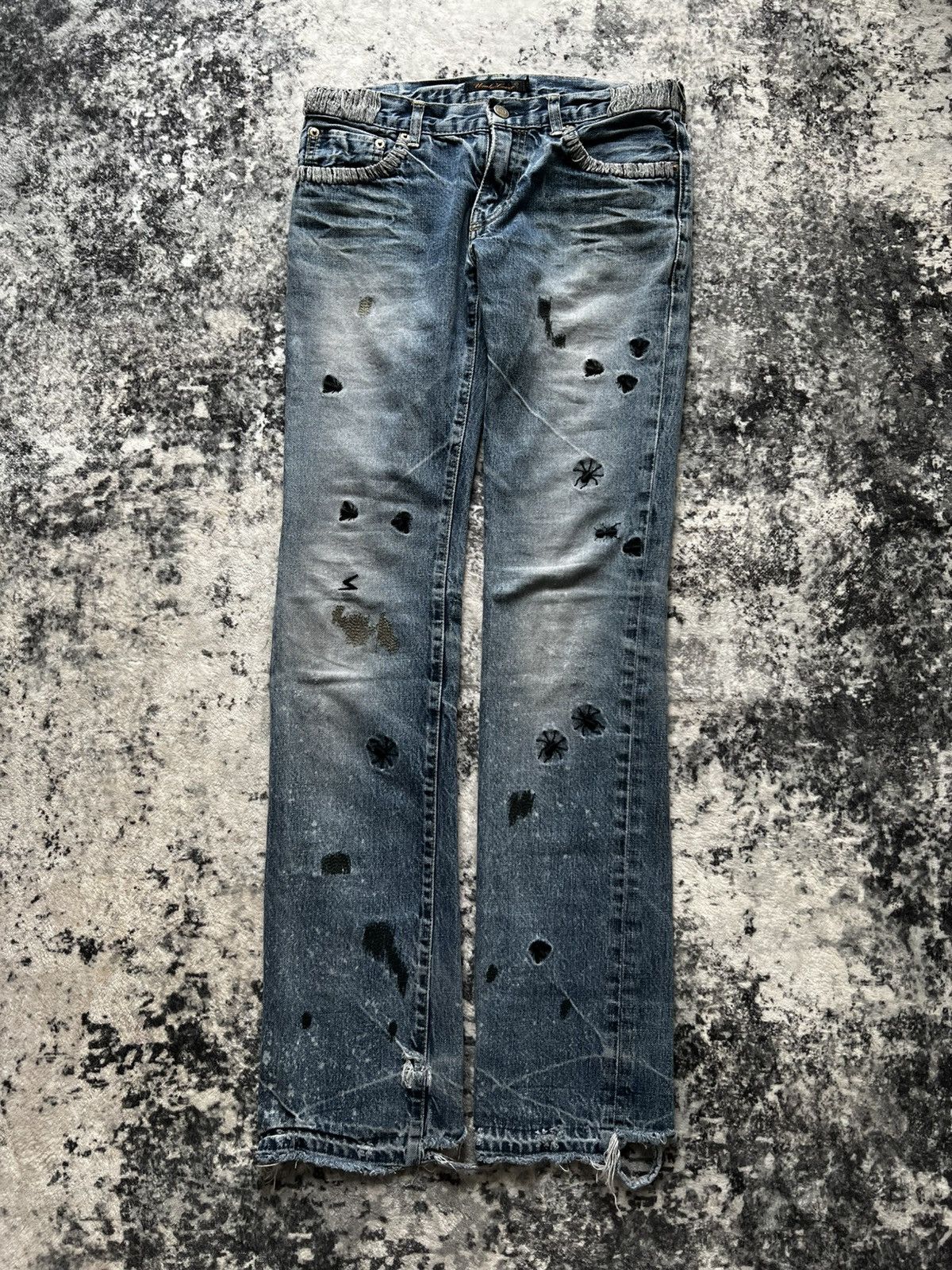 Undercover Undercover Bug Denim Size US 29 - 1 Thumbnail