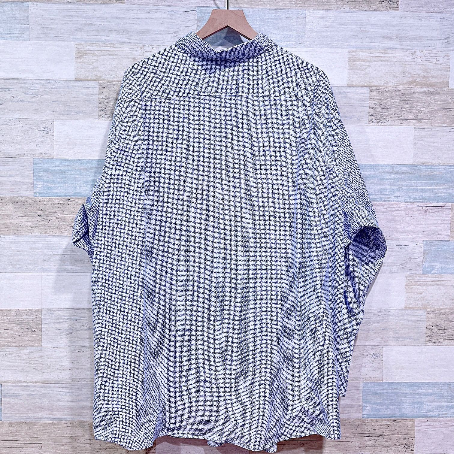 Daniel Cremieux Cremieux Premium Denim Short Sleeve Shirt Blue Mens 3XB Size US XXL / EU 58 / 5 - 3 Thumbnail